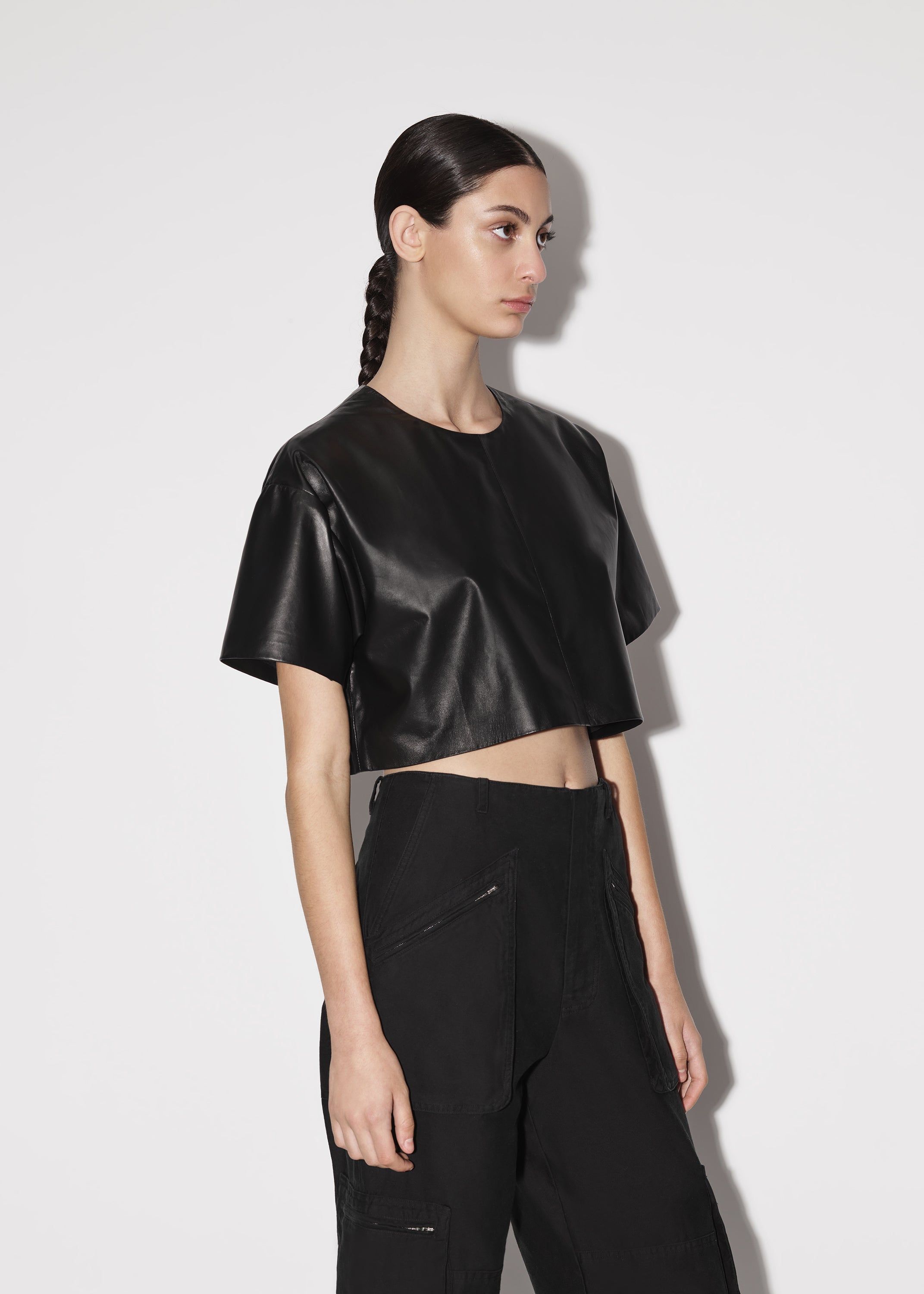 WOMEN - CROPPED TEE - BLACK sold by AMIRI product image thumbnail 5