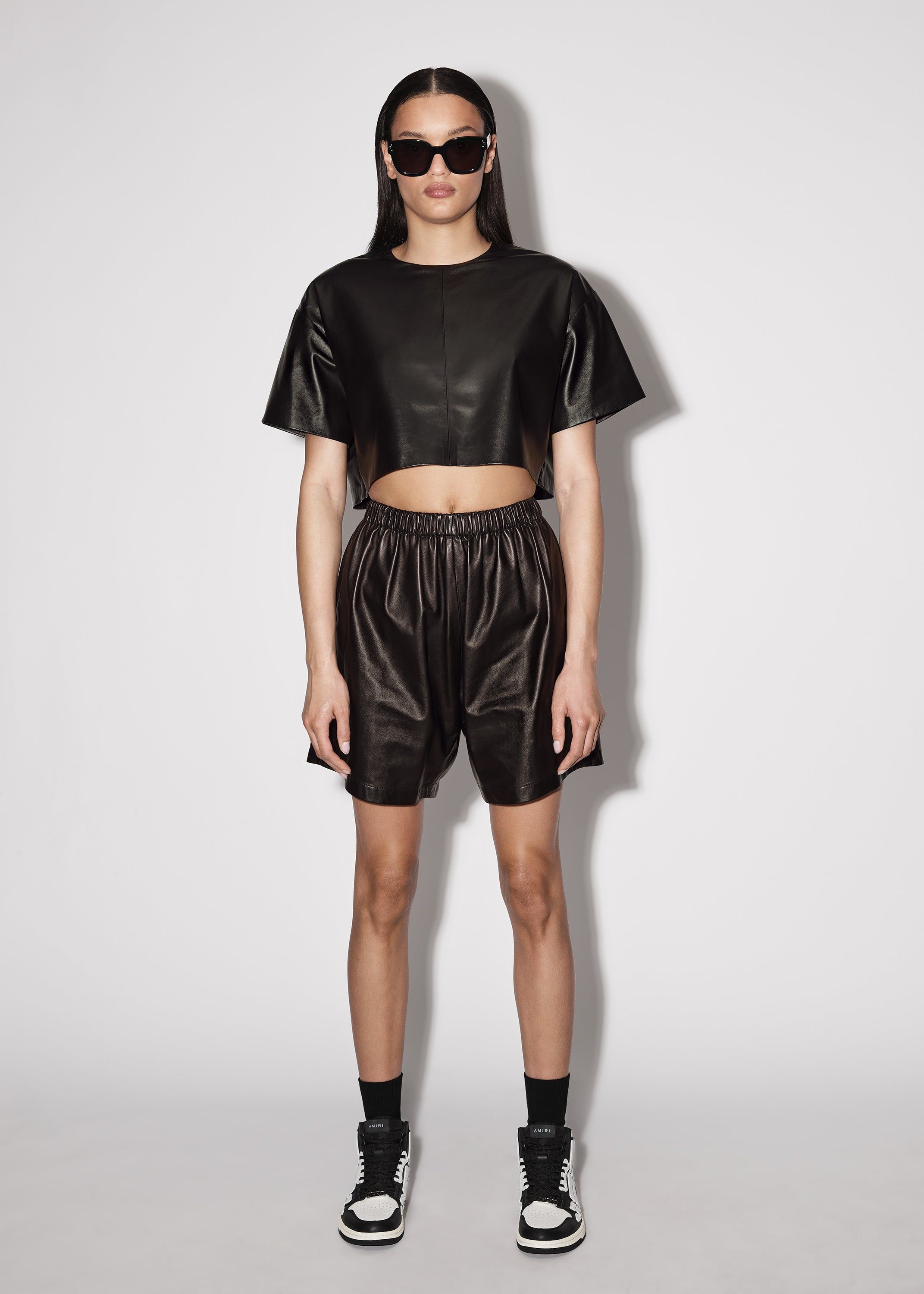 WOMEN - CROPPED TEE - BLACK sold by AMIRI product image thumbnail 2