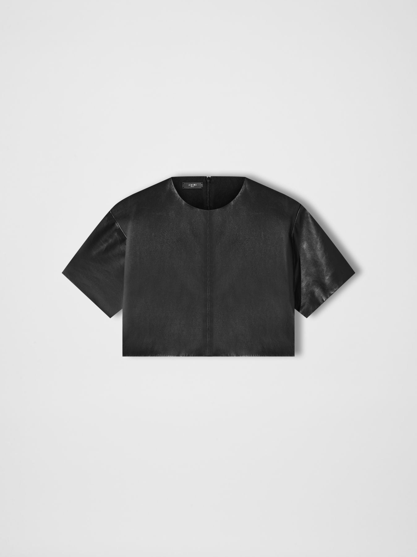 WOMEN - CROPPED TEE - BLACK sold by AMIRI