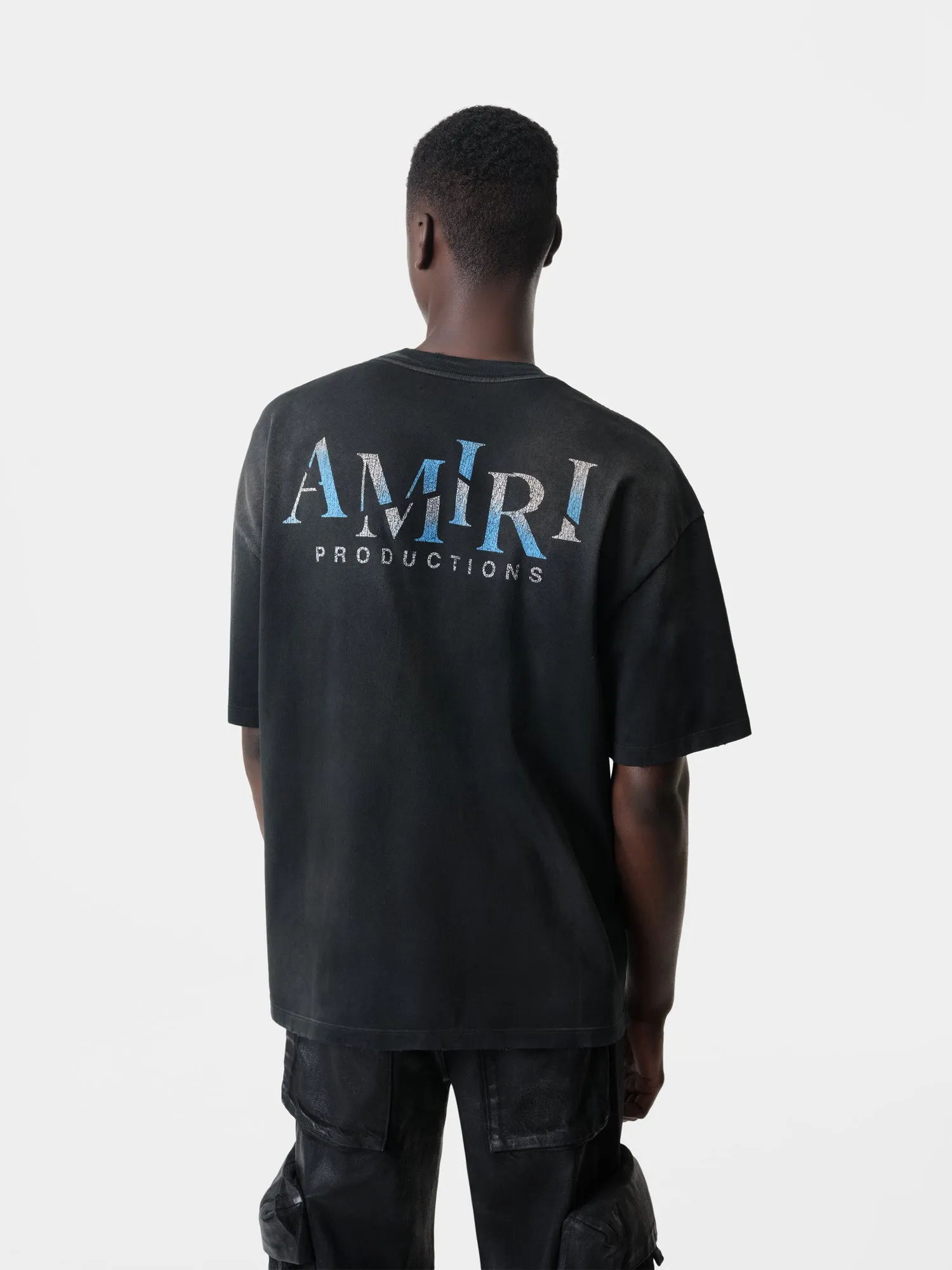 THEATRE MASKS OVERSIZED TEE - Black sold by AMIRI product image thumbnail 3
