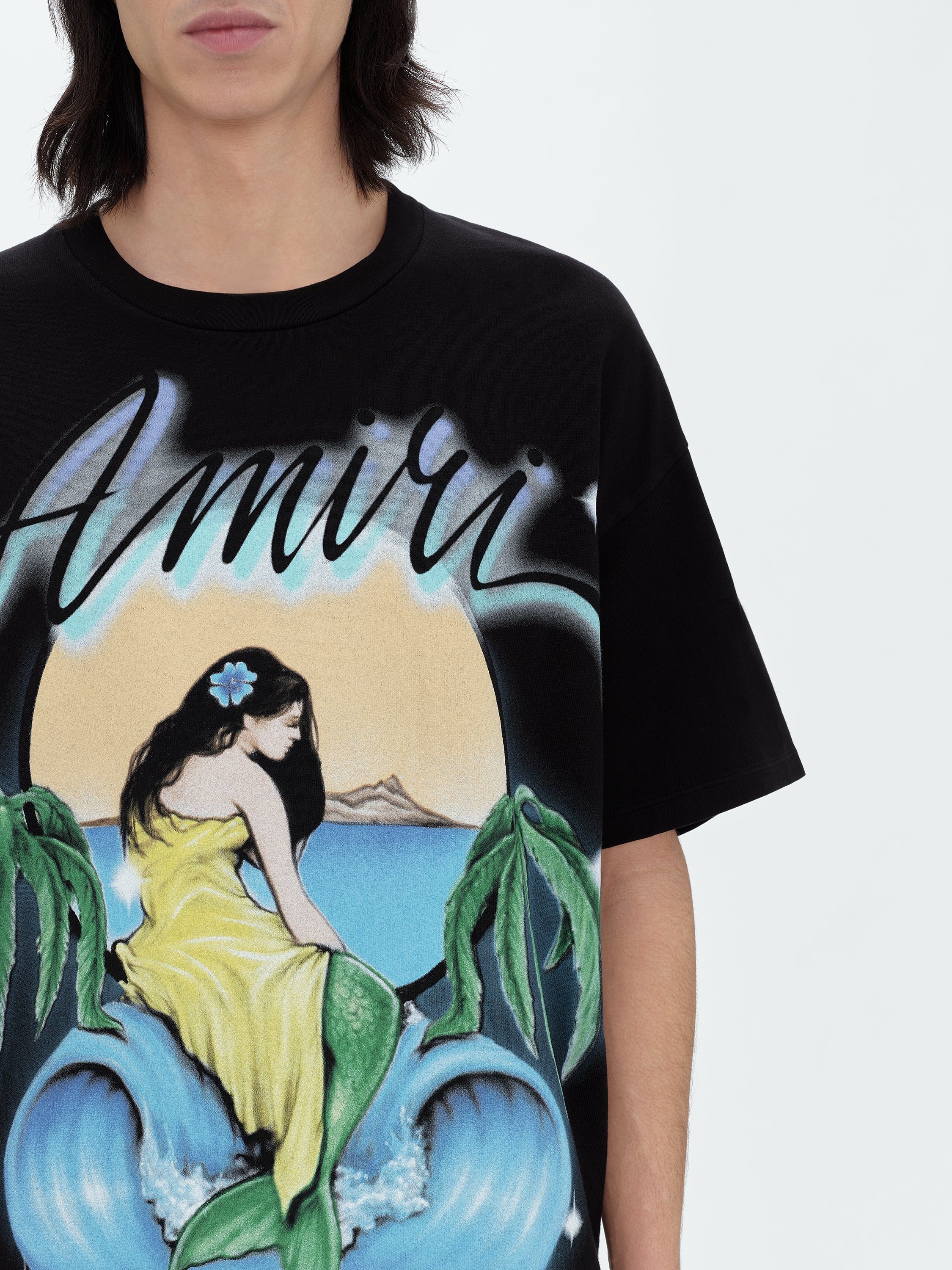 OVERSIZED AMIRI MERMAID TEE - BLACK sold by AMIRI product image thumbnail 5