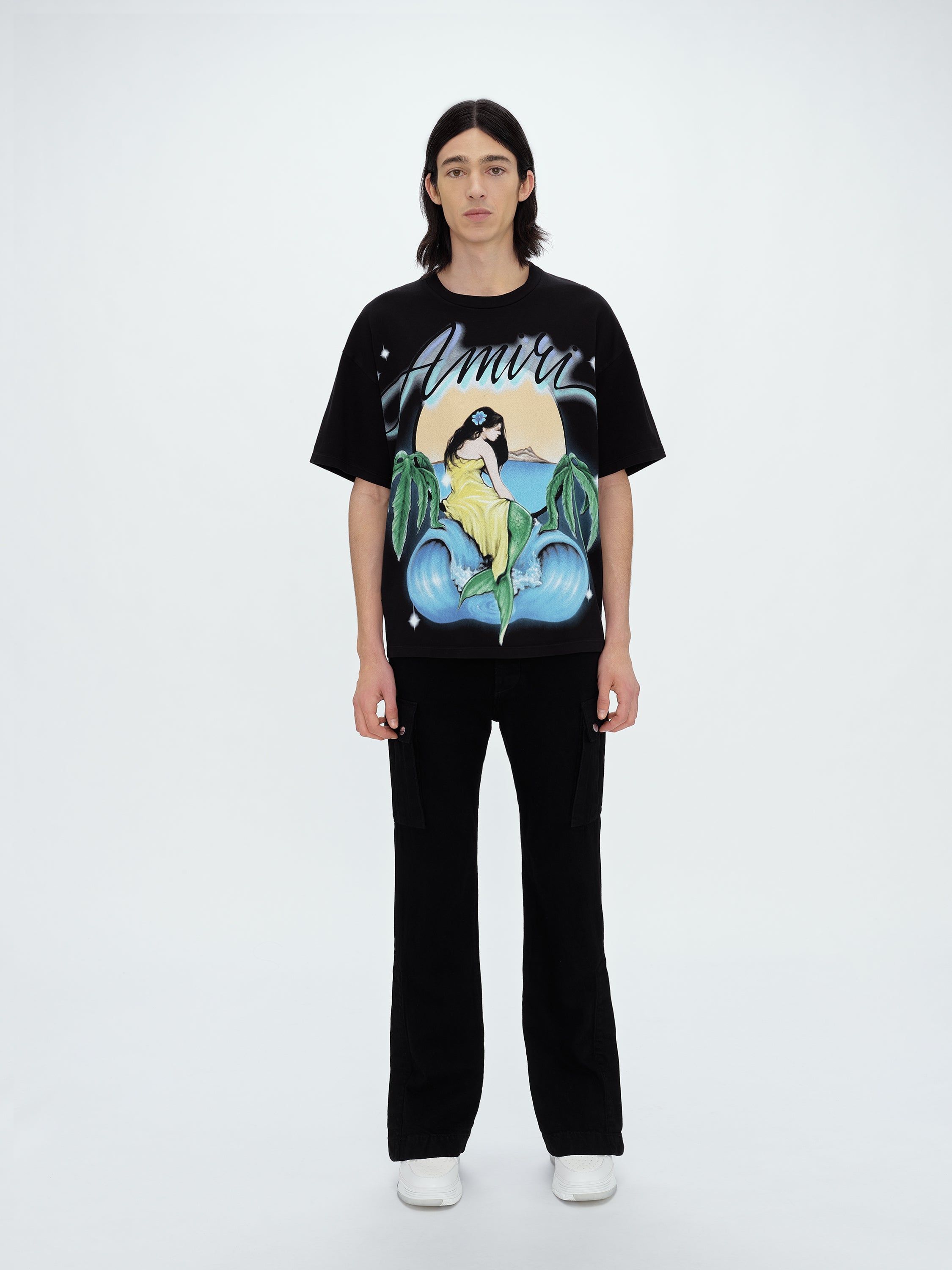OVERSIZED AMIRI MERMAID TEE - BLACK sold by AMIRI product image thumbnail 2