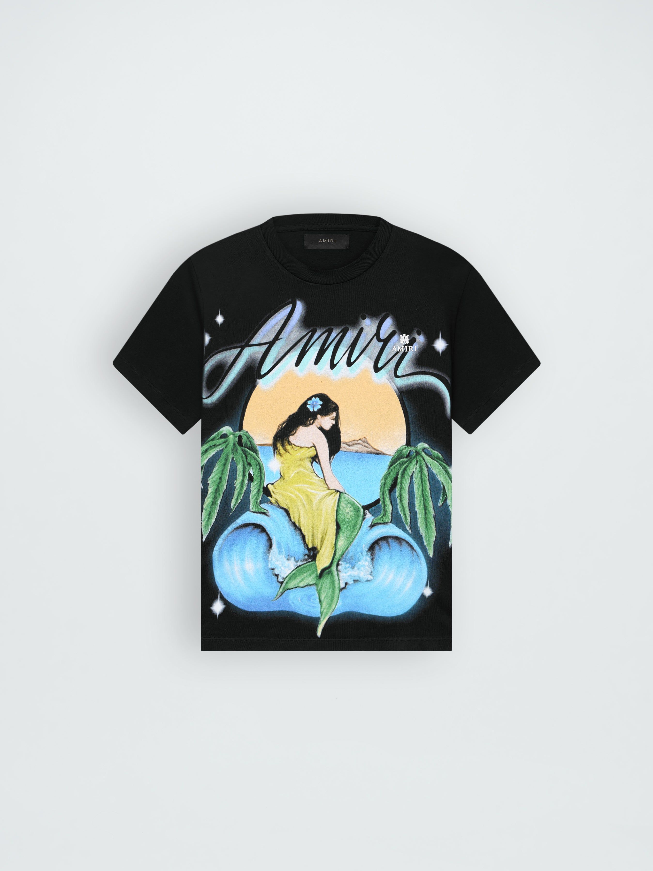 OVERSIZED AMIRI MERMAID TEE - BLACK sold by AMIRI