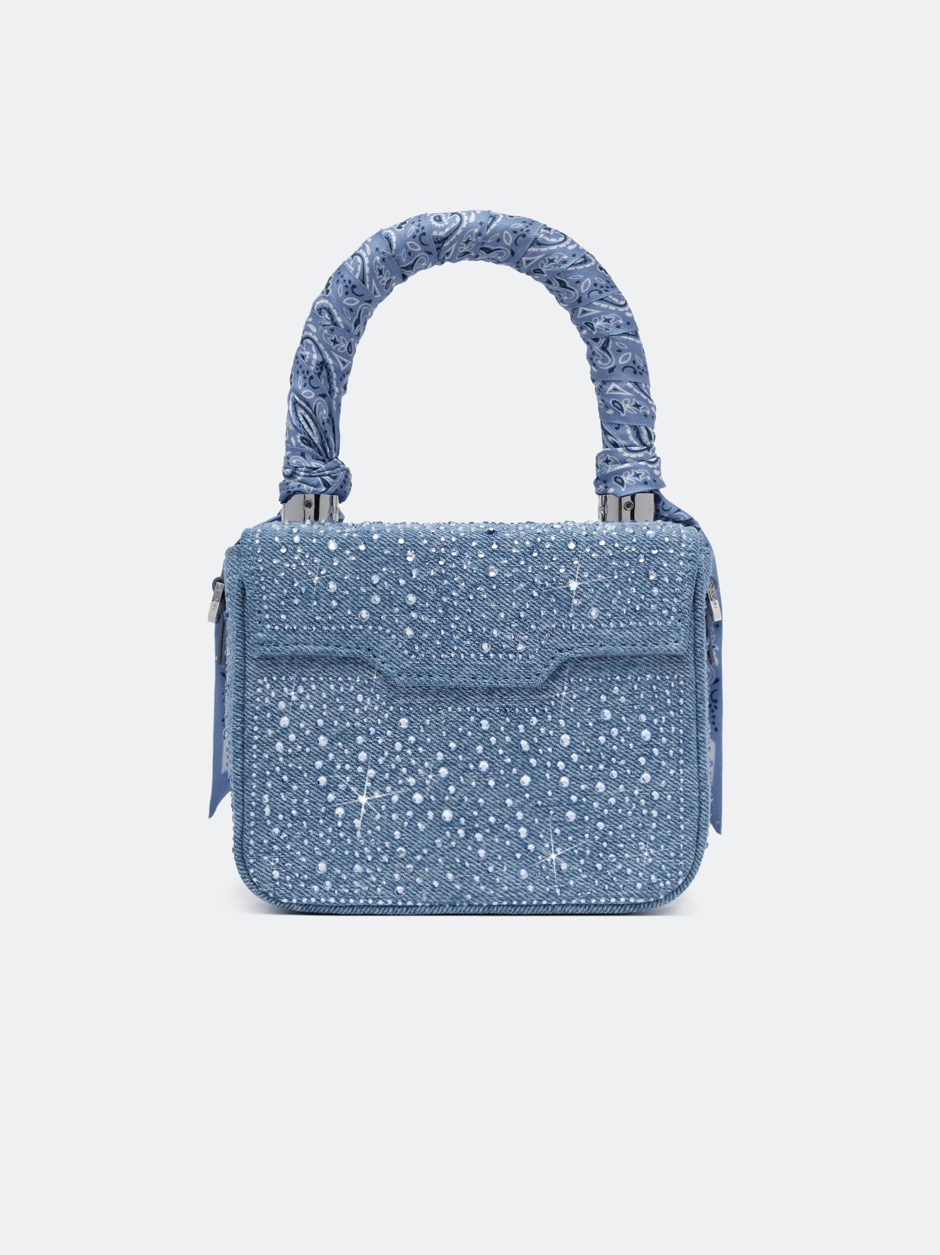 WOMEN - WOMEN'S CRYSTAL DENIM MICRO MA BAG - True Blue sold by AMIRI product image thumbnail 4
