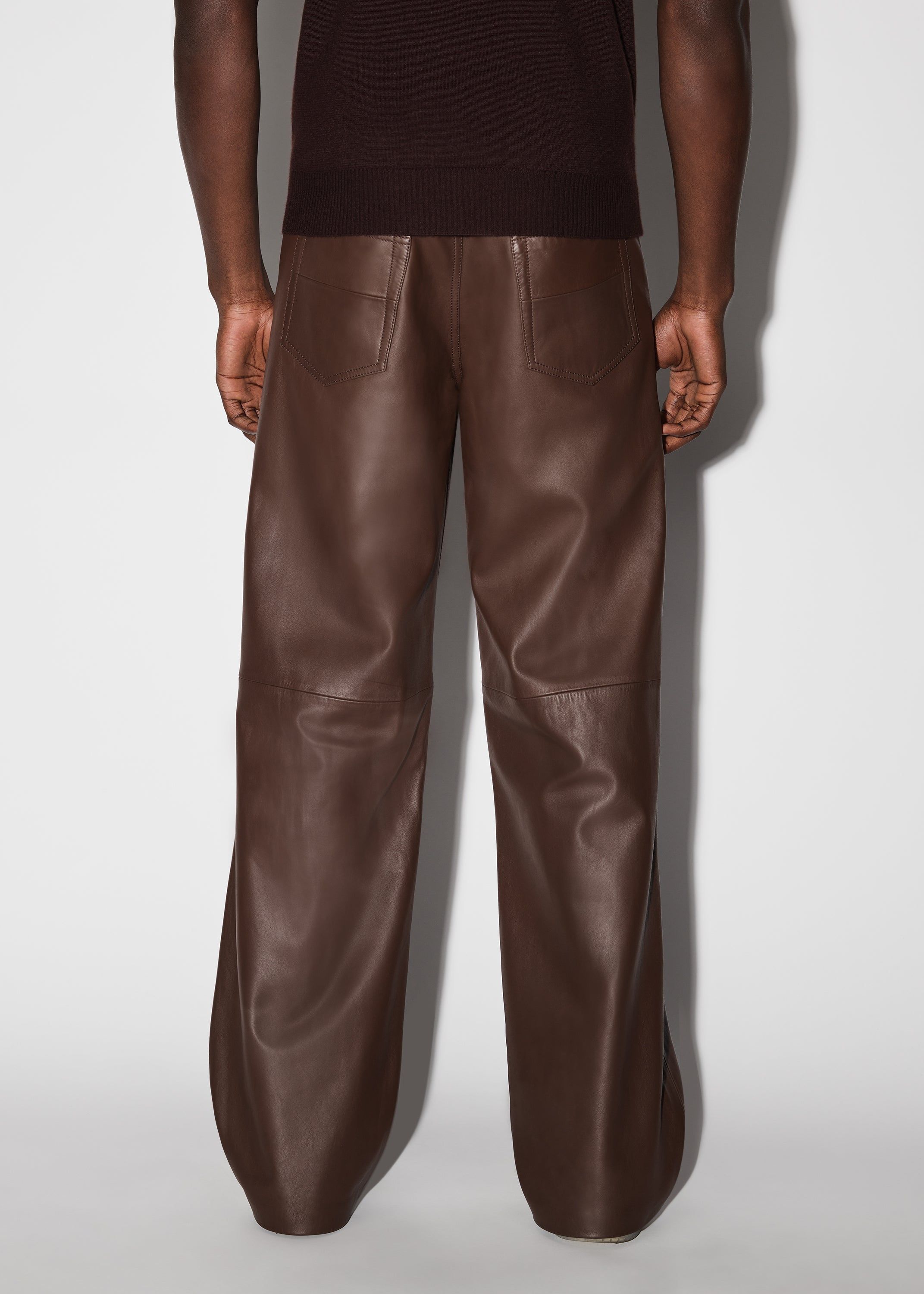 PLONGE 5 POCKET BAGGY PANTS - BROWN sold by AMIRI product image thumbnail 4