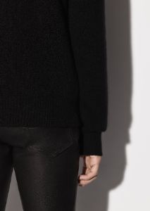 CASHMERE FUNNEL NECK SWEATER -  BLACK sold by AMIRI