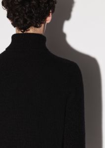 CASHMERE FUNNEL NECK SWEATER -  BLACK sold by AMIRI