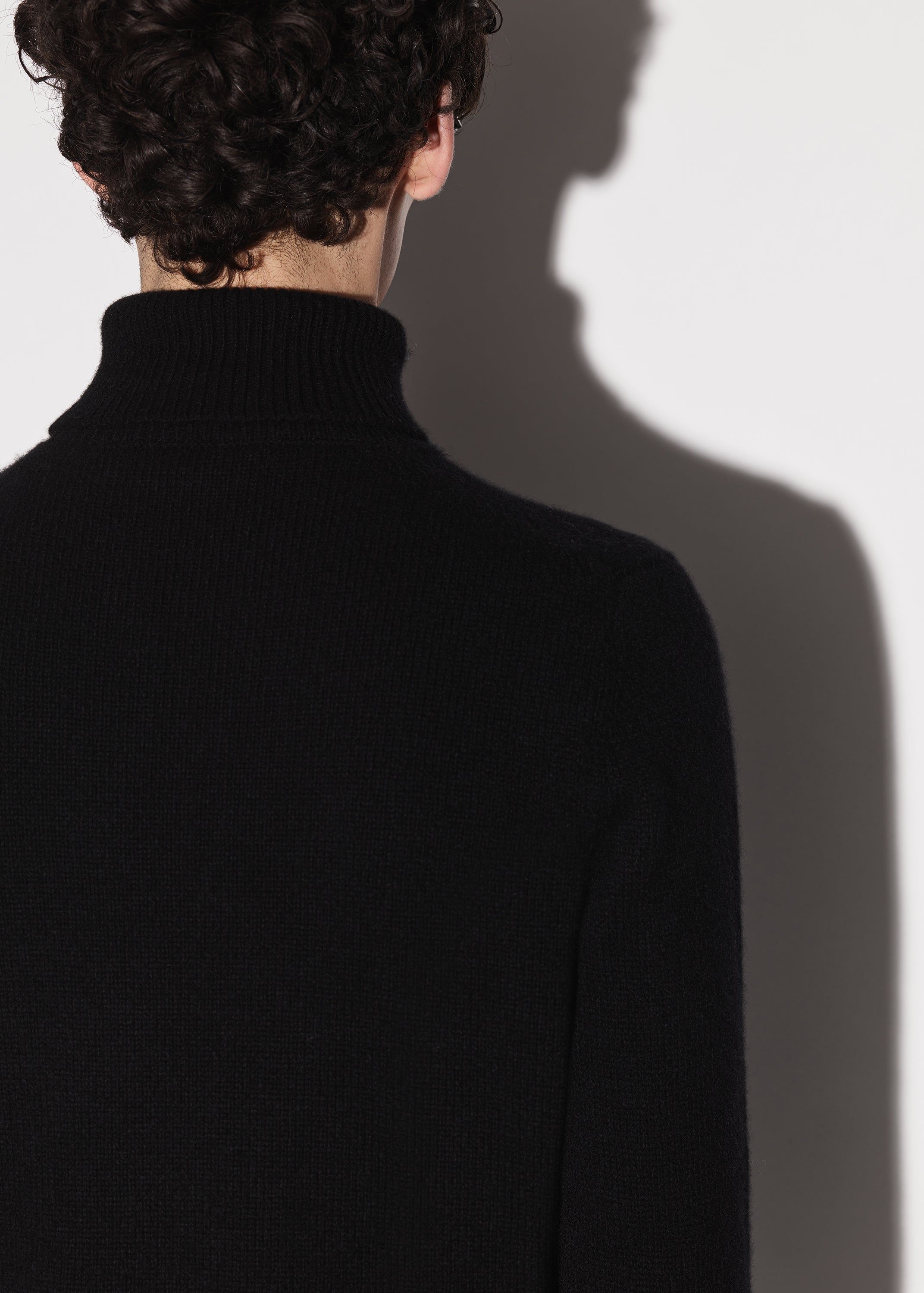 CASHMERE FUNNEL NECK SWEATER - BLACK sold by AMIRI product image thumbnail 7
