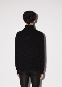 CASHMERE FUNNEL NECK SWEATER -  BLACK sold by AMIRI