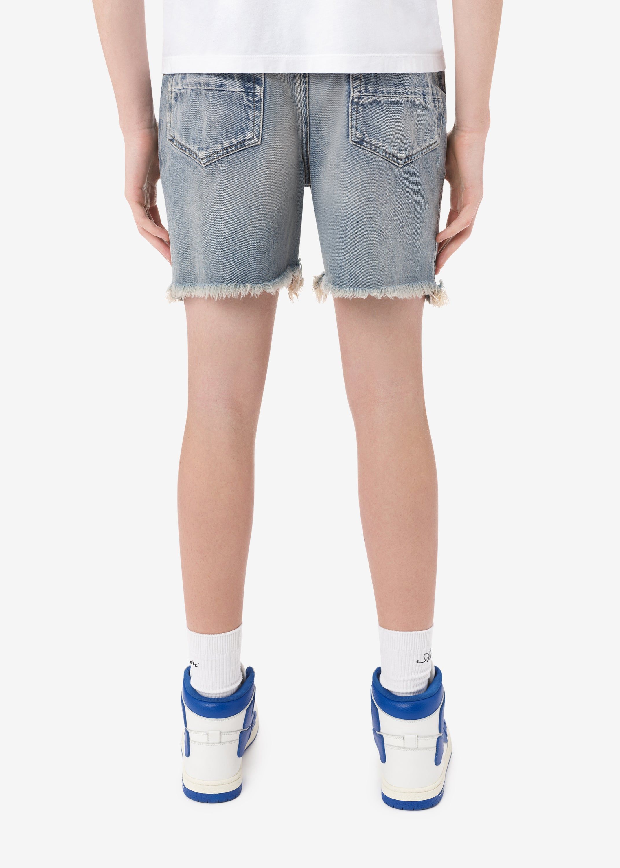DENIM REPAIR SHORTS - CLAY INDIGO sold by AMIRI product image thumbnail 4