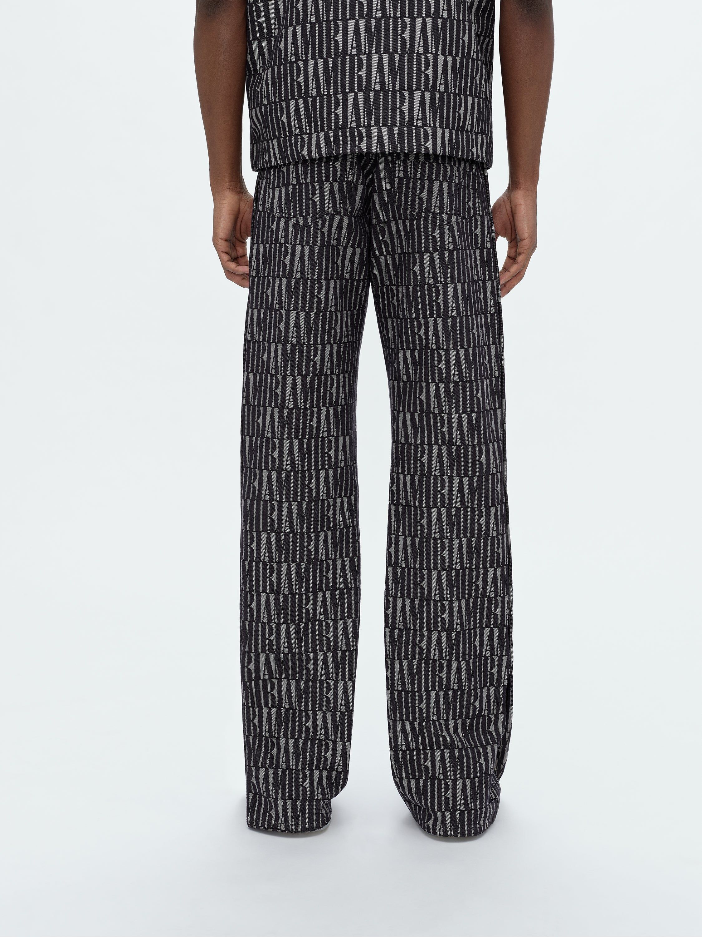 AMIRI JACQUARD SNAP OFF PANT - BLACK sold by AMIRI product image thumbnail 5