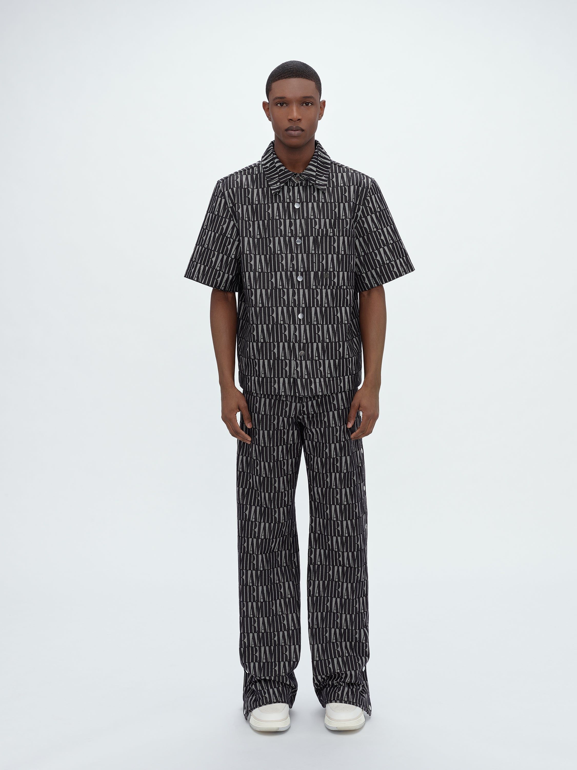 AMIRI JACQUARD SNAP OFF PANT - BLACK sold by AMIRI product image thumbnail 2