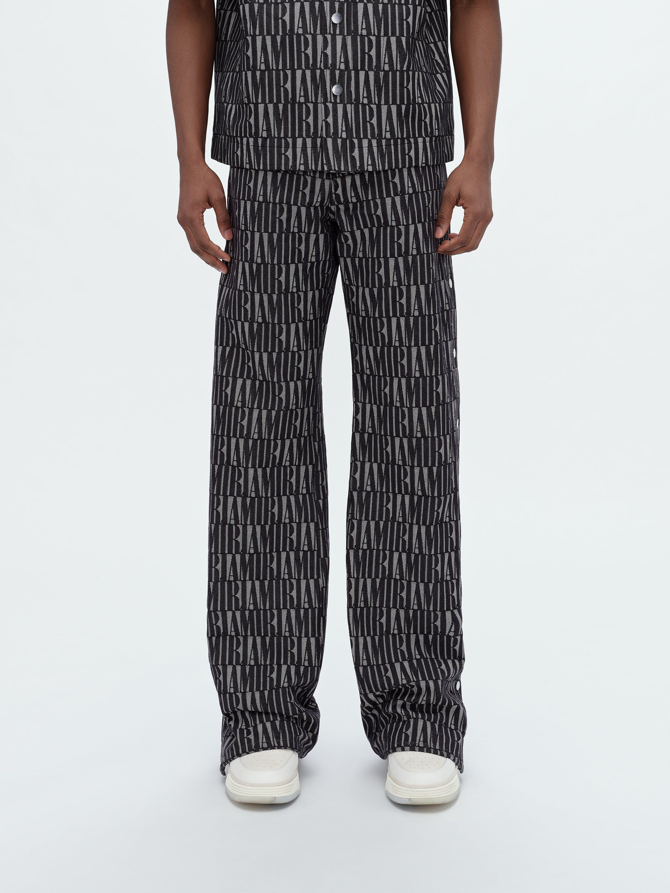AMIRI JACQUARD SNAP OFF PANT - BLACK sold by AMIRI product image thumbnail 3