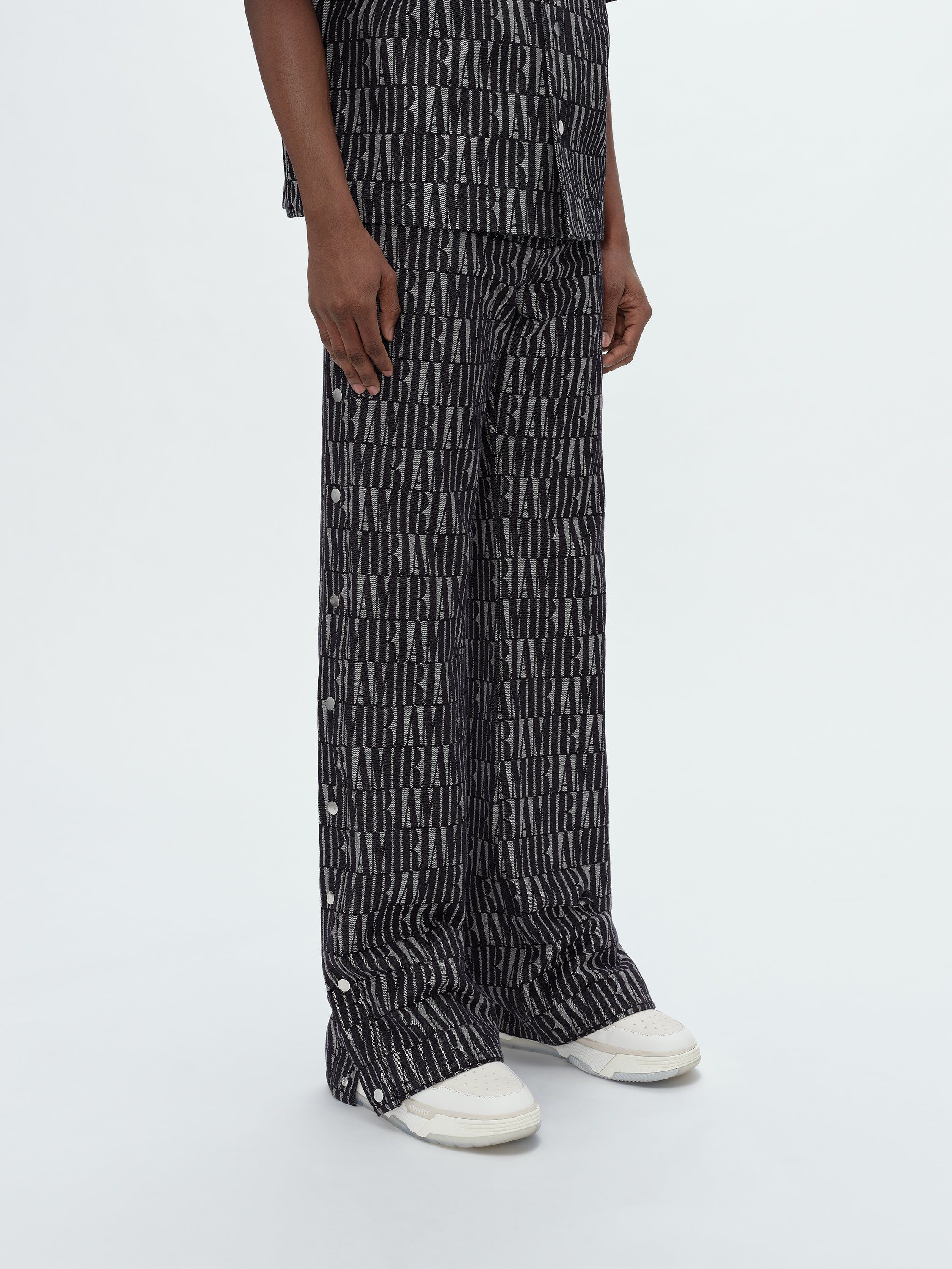 AMIRI JACQUARD SNAP OFF PANT - BLACK sold by AMIRI product image thumbnail 4