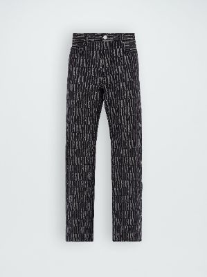 AMIRI JACQUARD SNAP OFF PANT - BLACK made by AMIRI