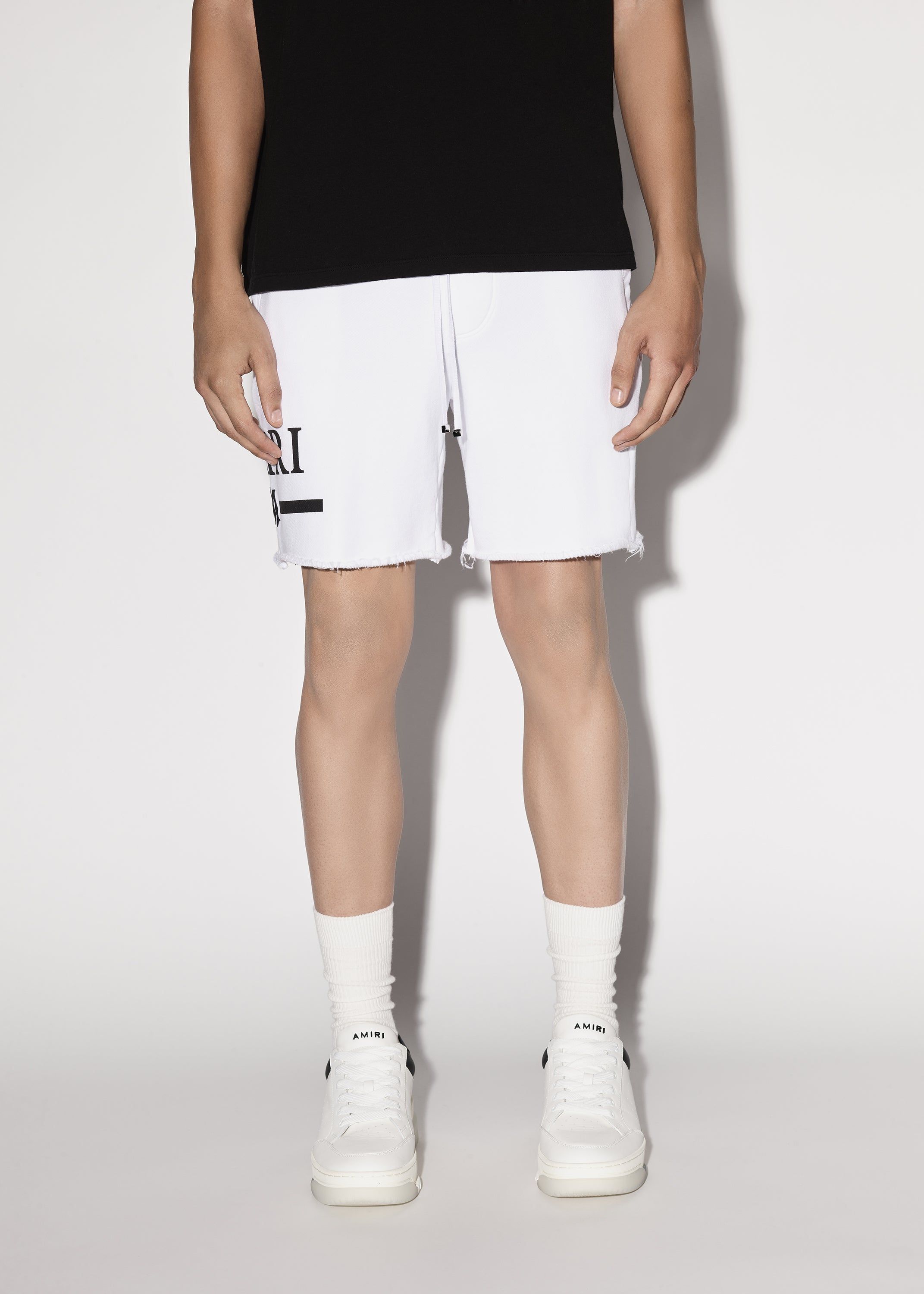 AMIRI M.A. BAR JERSEY SHORT - WHITE sold by AMIRI product image thumbnail 2