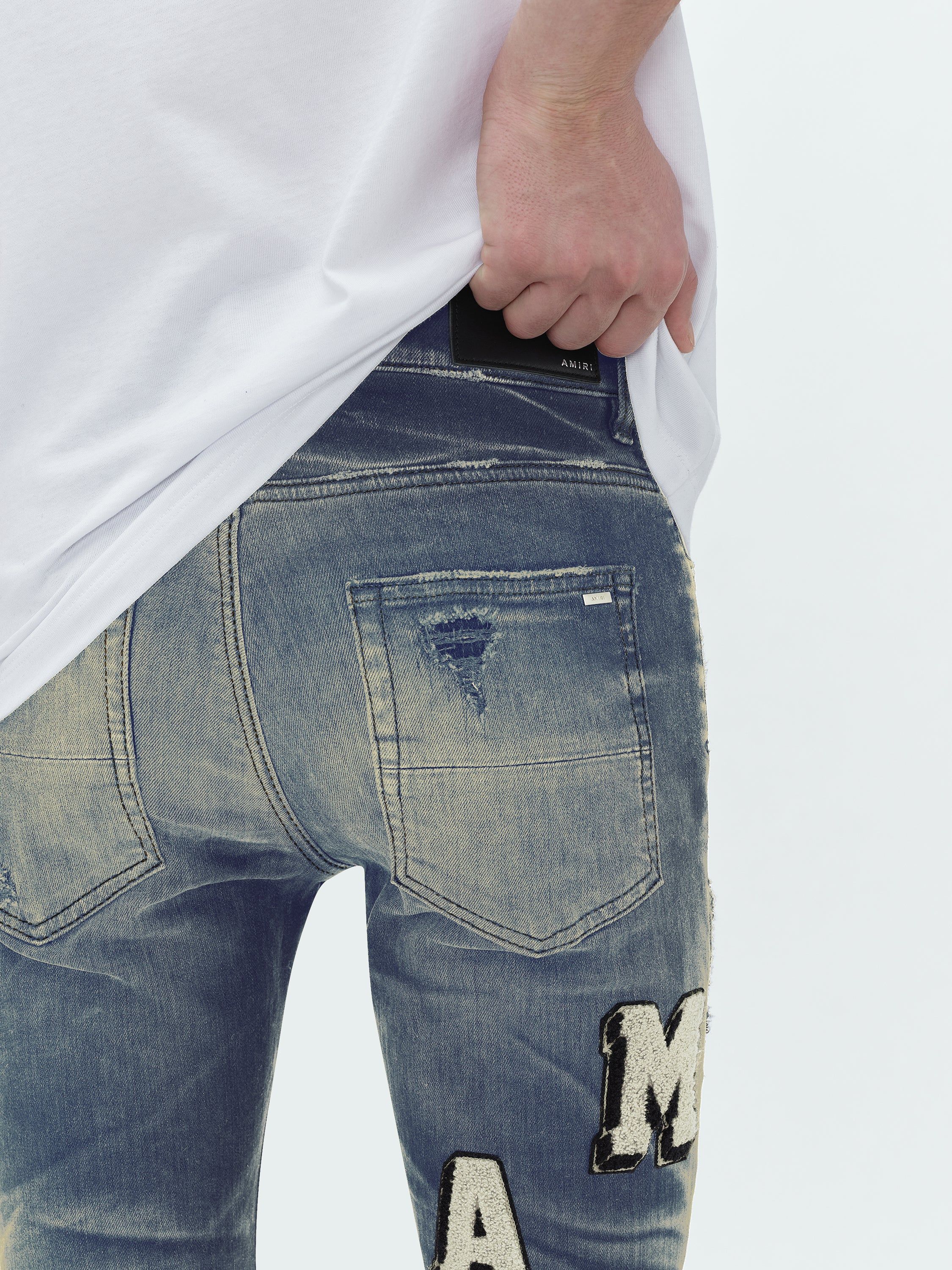 AMIRI VARSITY JEAN - VINTAGE INDIGO sold by AMIRI product image thumbnail 6