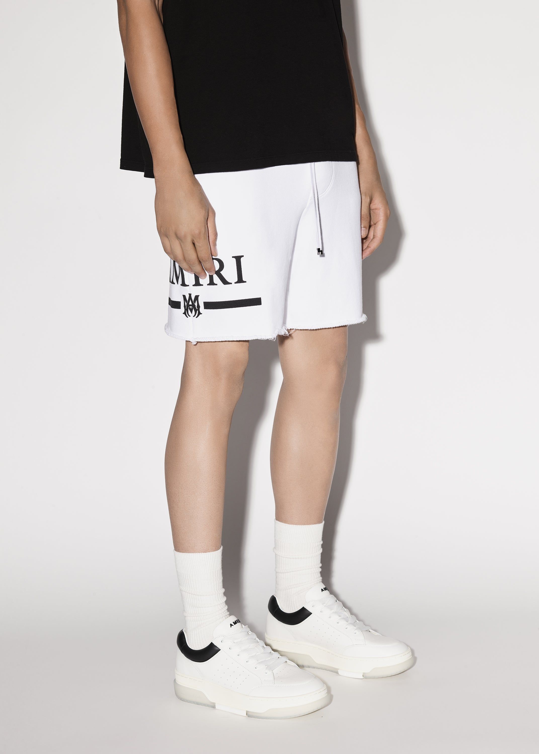 AMIRI M.A. BAR JERSEY SHORT - WHITE sold by AMIRI product image thumbnail 3