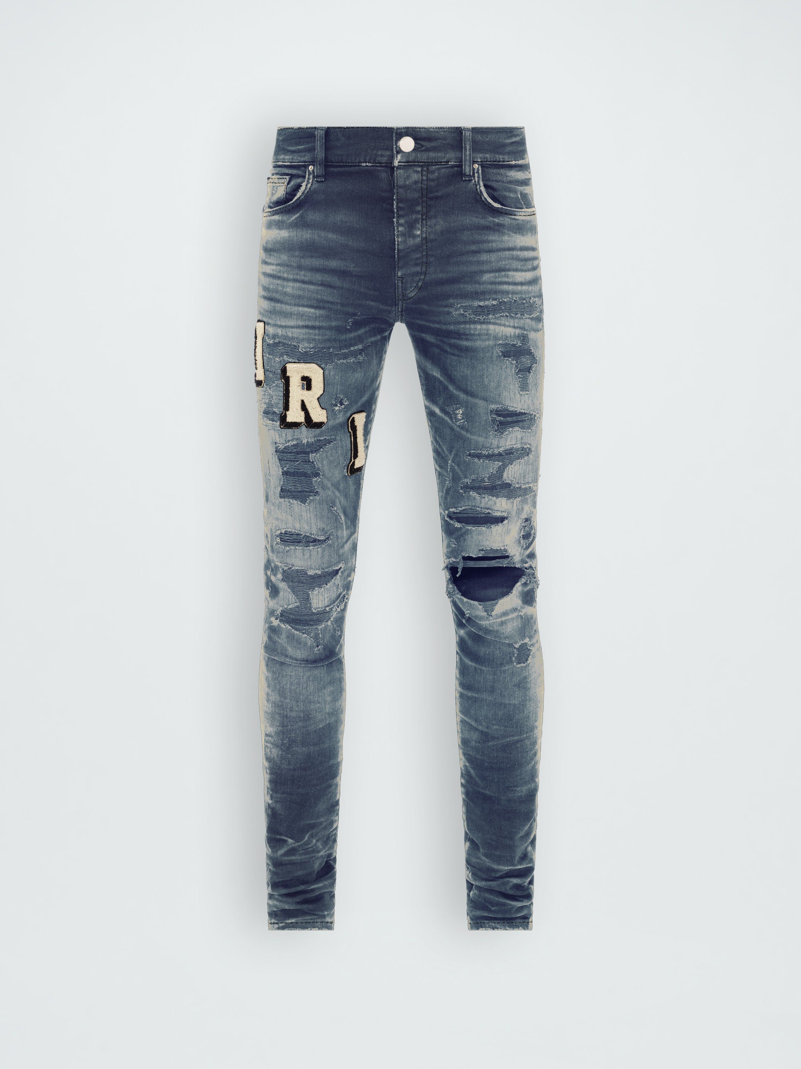 AMIRI VARSITY JEAN - VINTAGE INDIGO sold by AMIRI
