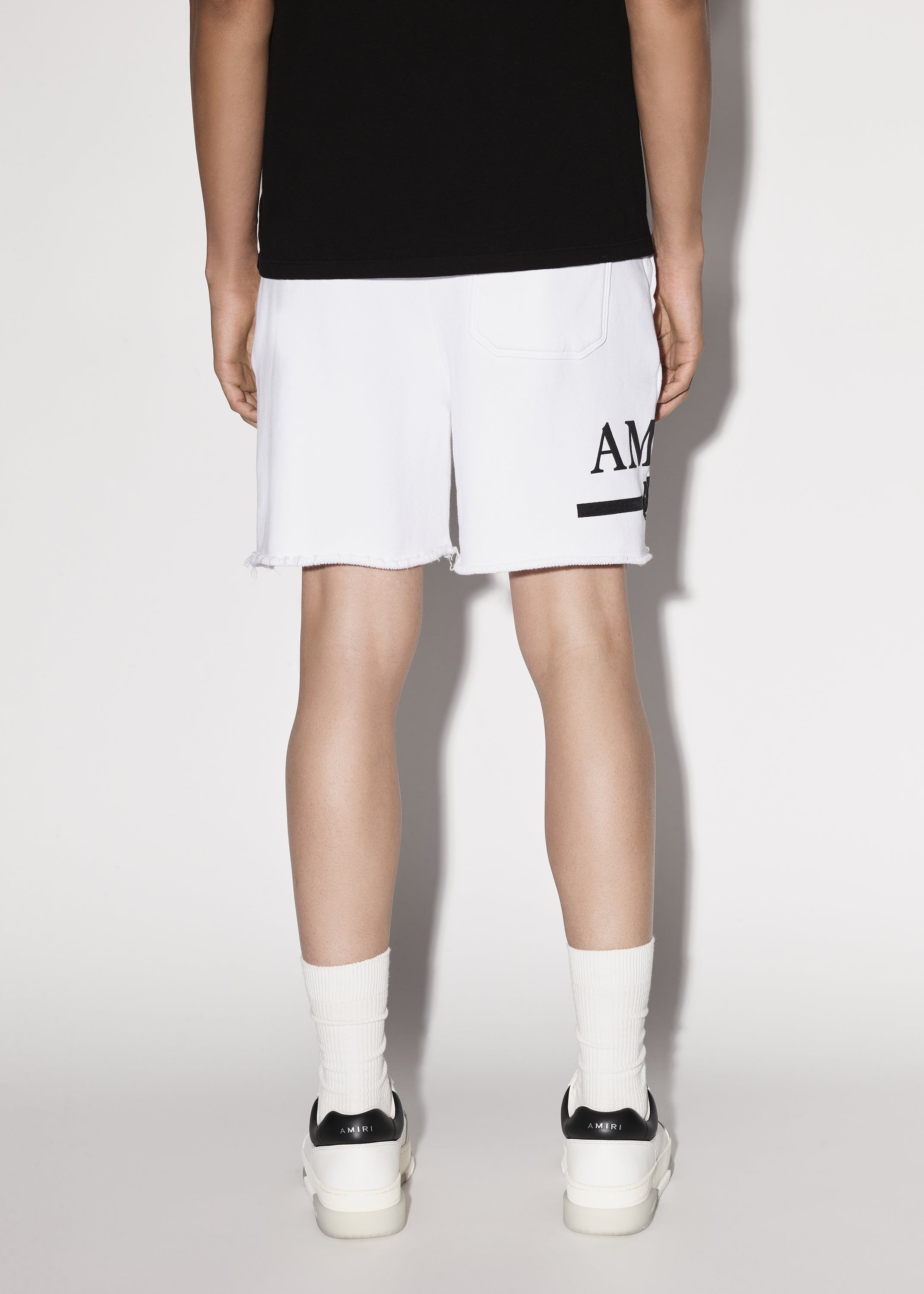 AMIRI M.A. BAR JERSEY SHORT - WHITE sold by AMIRI product image thumbnail 4