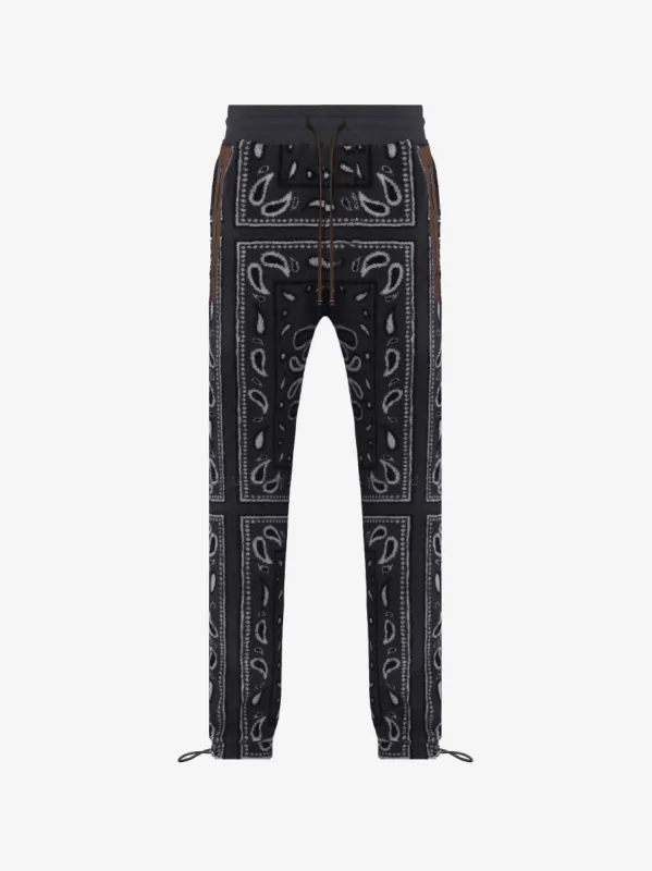BANDANA PRINT JOGGERS - BLACK sold by AMIRI