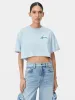 WOMEN - WOMEN'S AMIRI PARADISE AIRBRUSH TEE - Cerulean sold by AMIRI