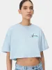 WOMEN - WOMEN'S AMIRI PARADISE AIRBRUSH TEE - Cerulean sold by AMIRI