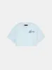 WOMEN - WOMEN'S AMIRI PARADISE AIRBRUSH TEE - Cerulean sold by AMIRI