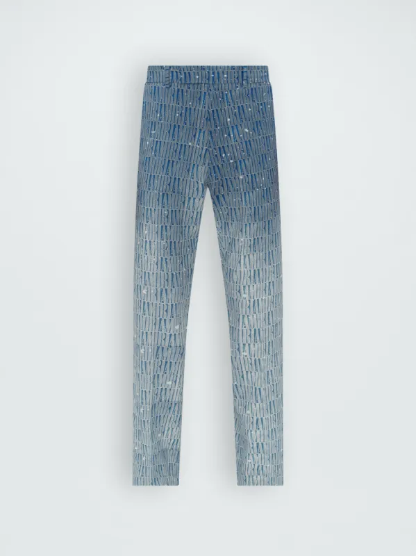 AMIRI GRADIENT KICK FLARE PANT - BLUE sold by AMIRI
