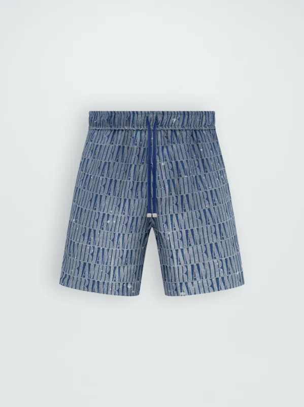 AMIRI GRADIENT SHORT - BLUE made by AMIRI