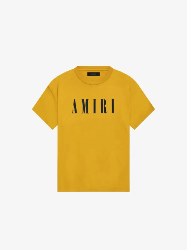AMIRI CORE LOGO TEE - GOLD sold by AMIRI