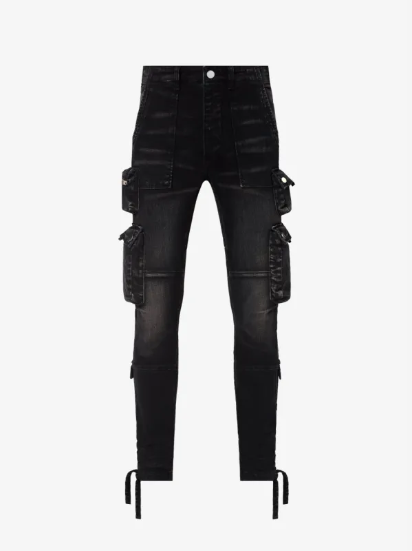 TACTICAL CARGO - AGED BLACK made by AMIRI