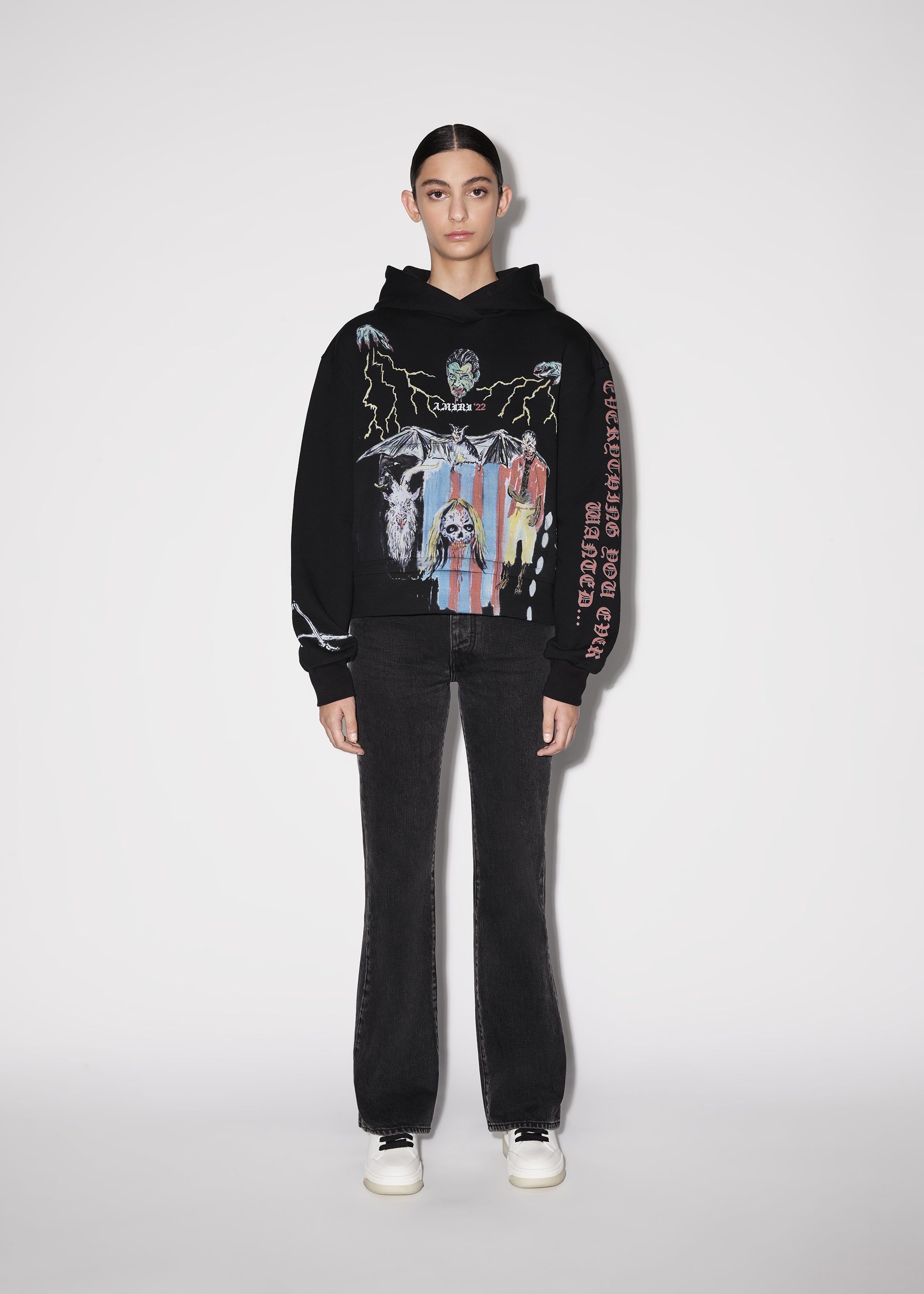 WOMEN - BLOOD 38' HOODIE sold by AMIRI product image thumbnail 2