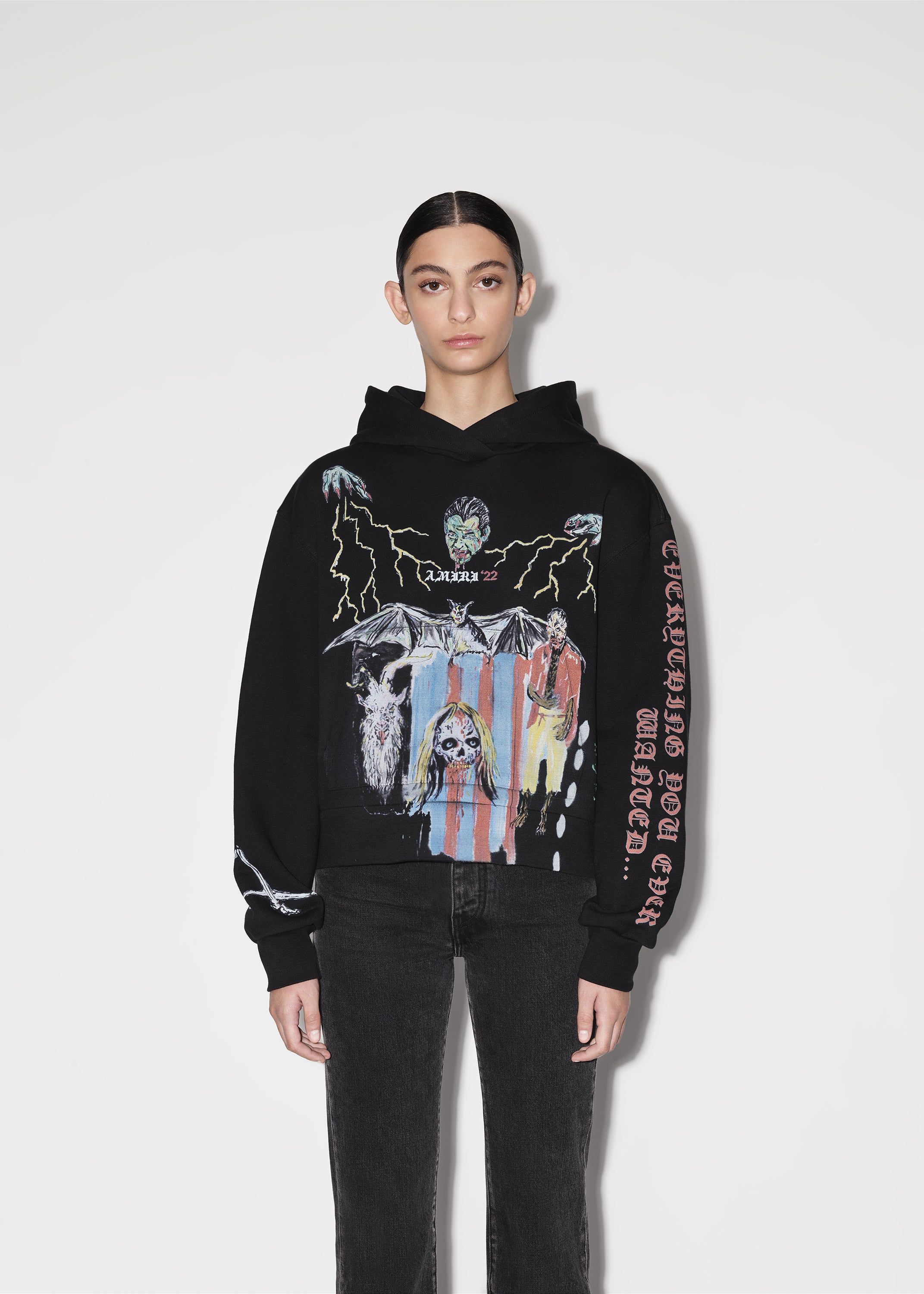 WOMEN - BLOOD 38' HOODIE sold by AMIRI product image thumbnail 3