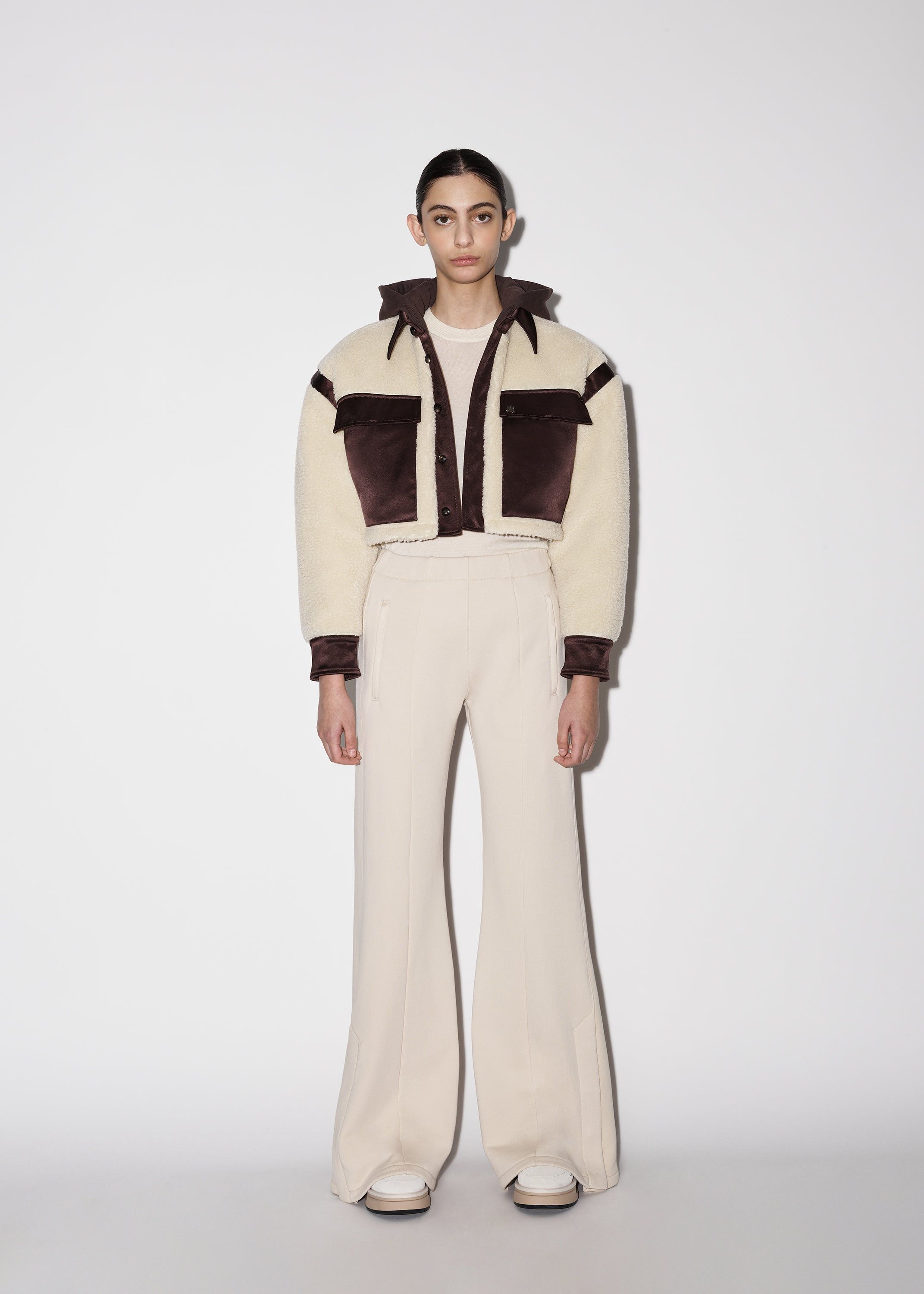 WOMEN - HYBRID TRACK JACKET - ALABASTER sold by AMIRI product image thumbnail 2