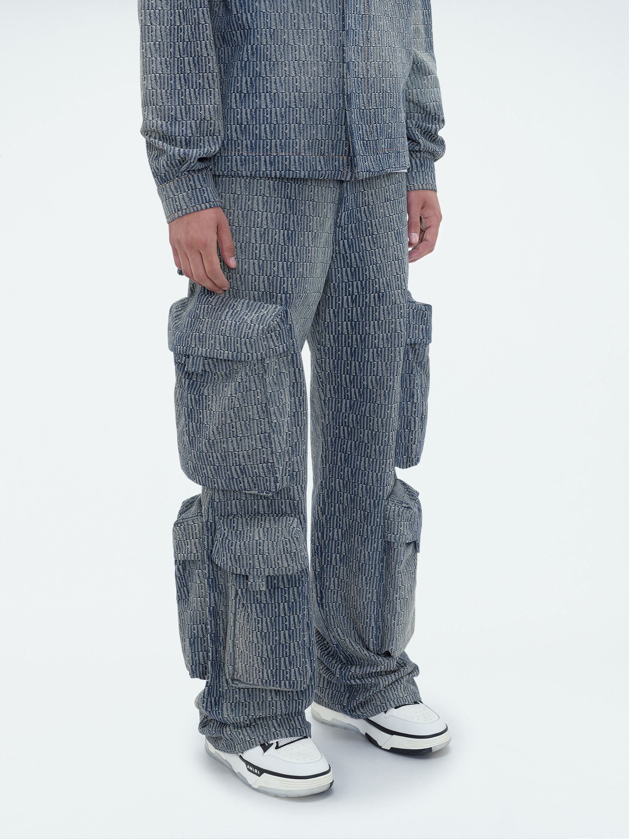 JACQUARD UTILITY CARGO - VINTAGE INDIGO sold by AMIRI product image thumbnail 4
