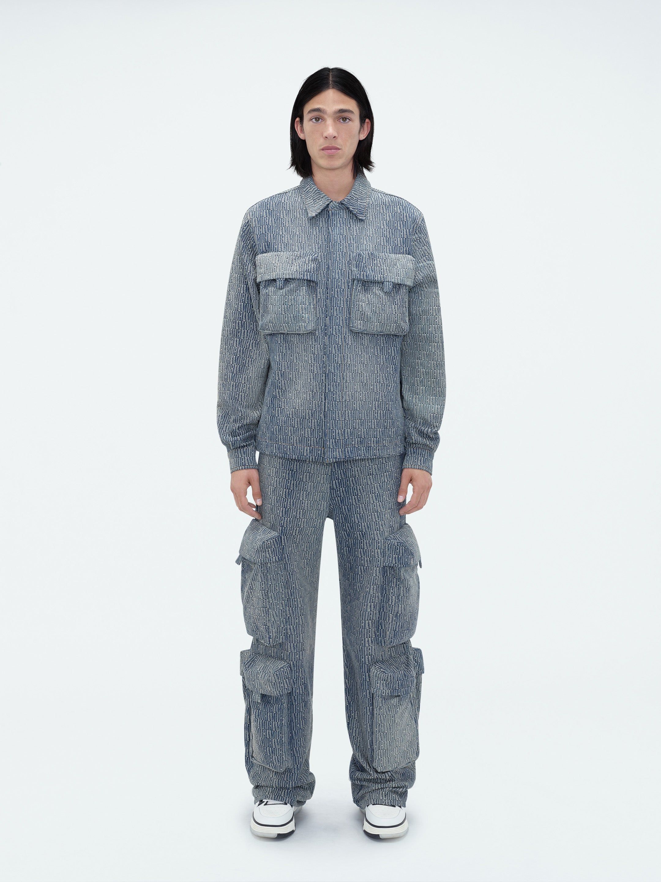 JACQUARD UTILITY CARGO - VINTAGE INDIGO sold by AMIRI product image thumbnail 2