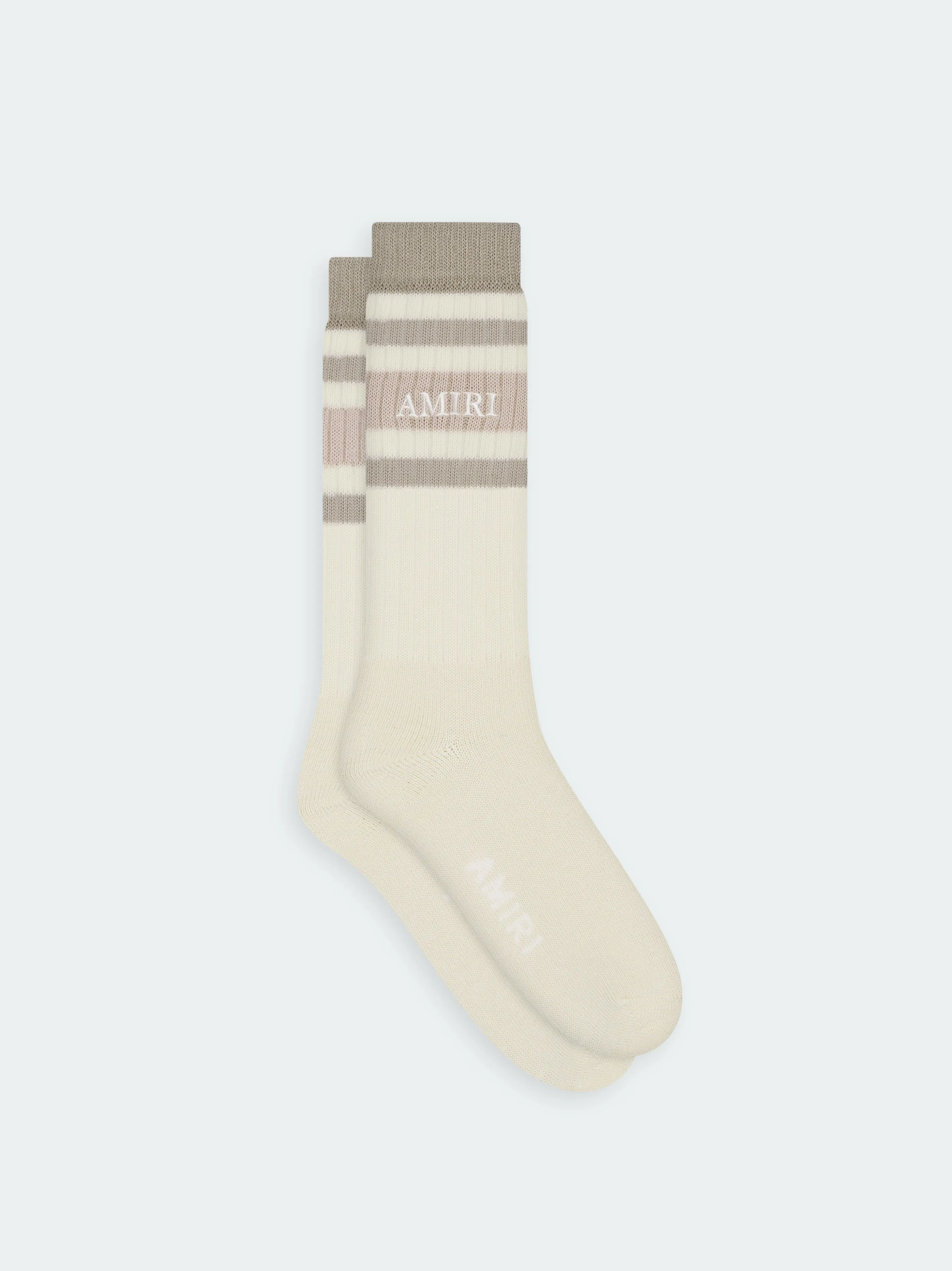 AMIRI STACK STRIPE CHUNKY SOCK - Seagrass sold by AMIRI product image thumbnail 2