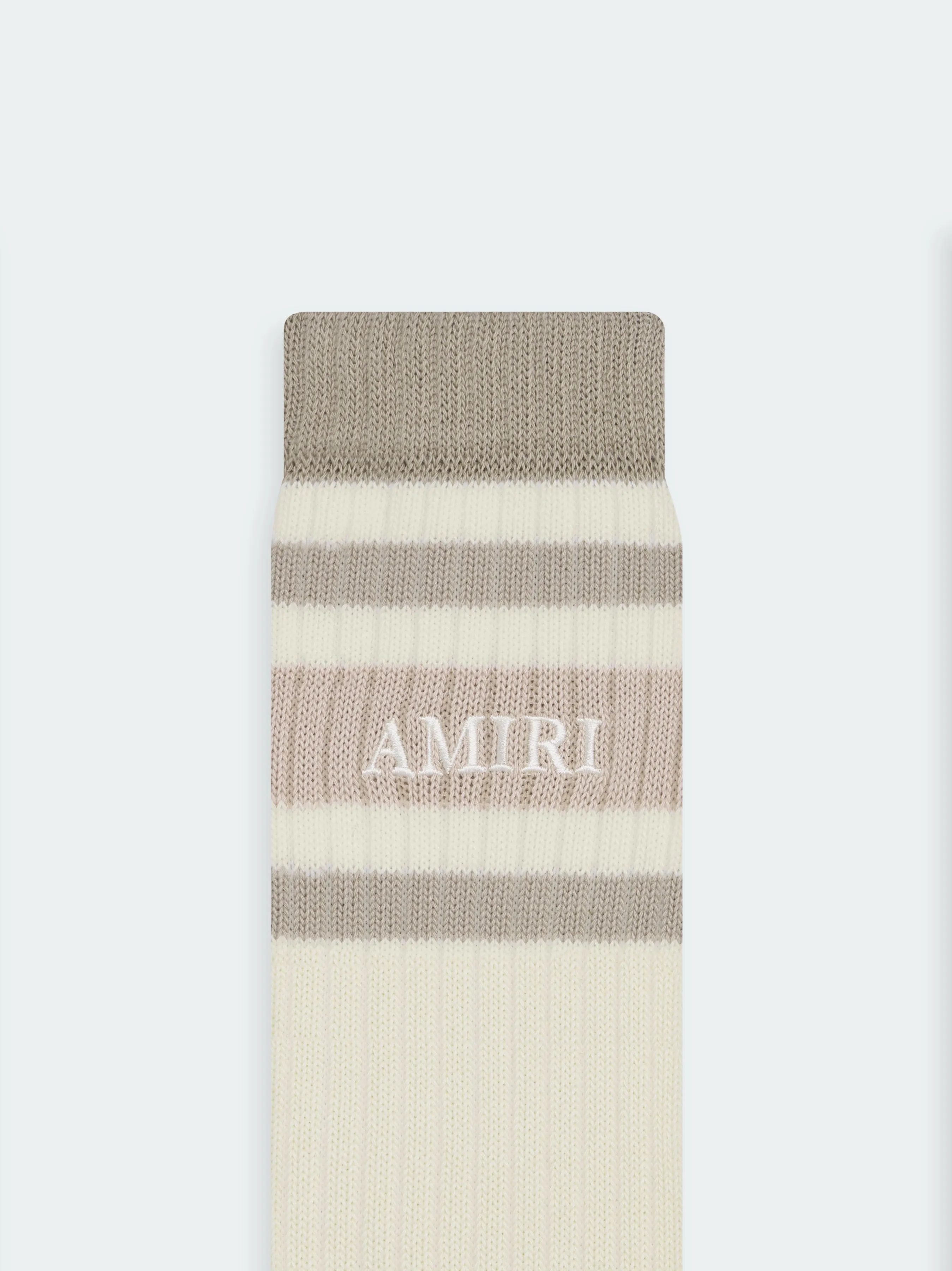 AMIRI STACK STRIPE CHUNKY SOCK - Seagrass sold by AMIRI product image thumbnail 3