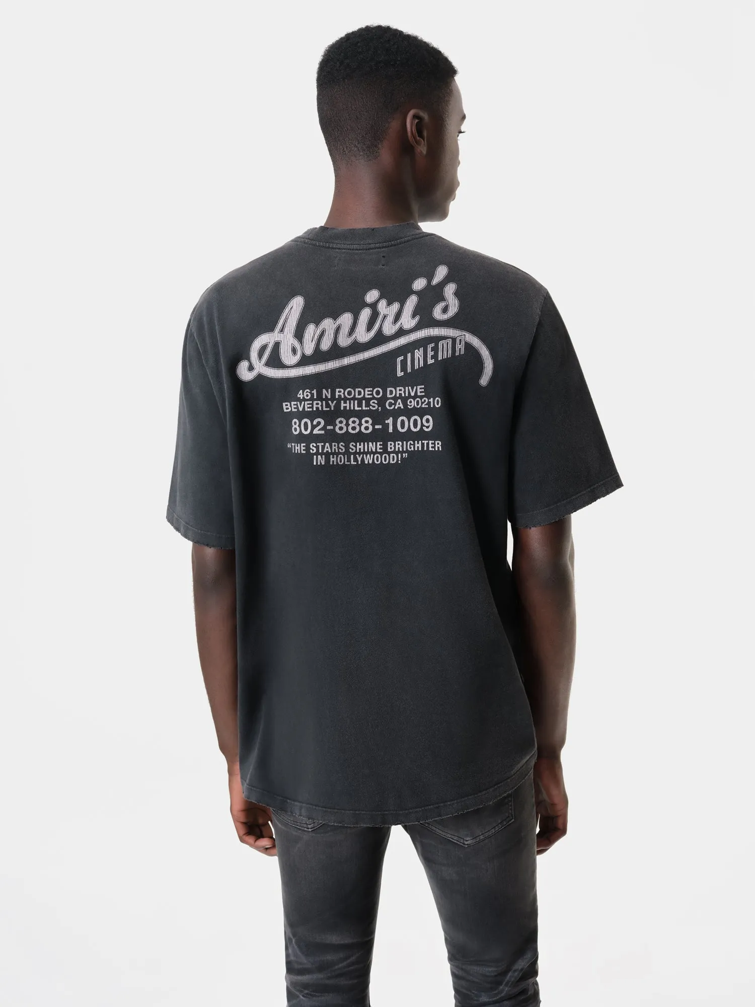 AMIRI CINEMAS VINTAGE TEE - Black sold by AMIRI product image thumbnail 3