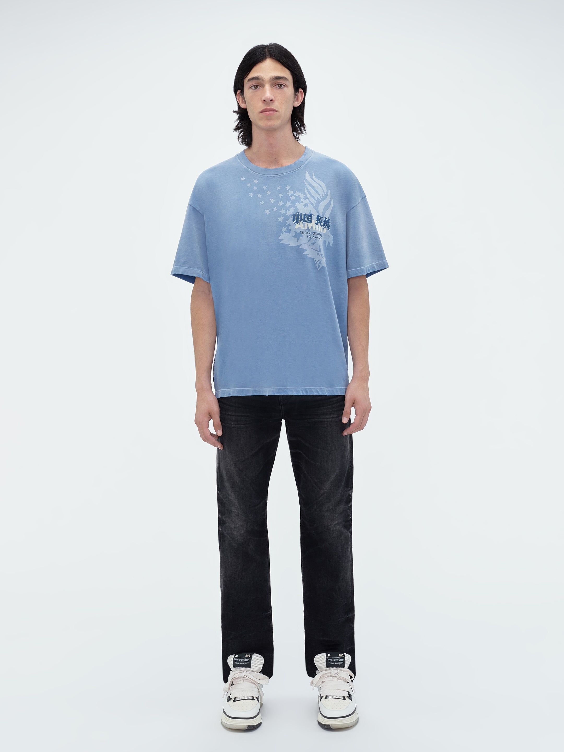 TGCW EAGLE TEE - VINTAGE BLUE sold by AMIRI product image thumbnail 2