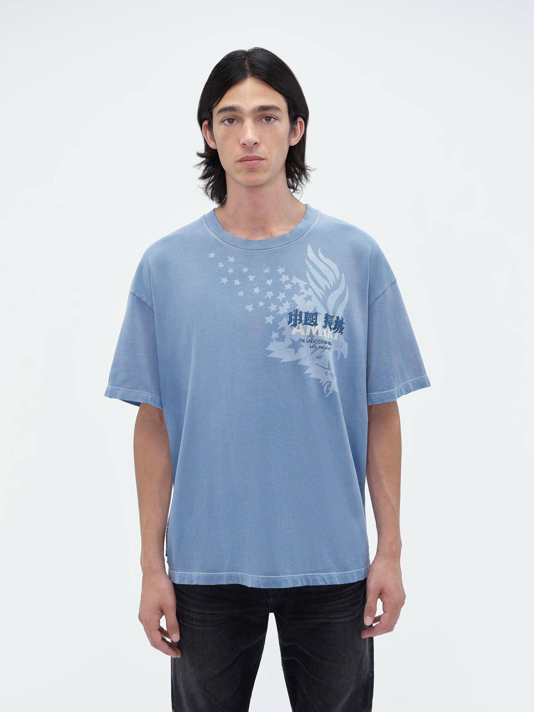 TGCW EAGLE TEE - VINTAGE BLUE sold by AMIRI product image thumbnail 3