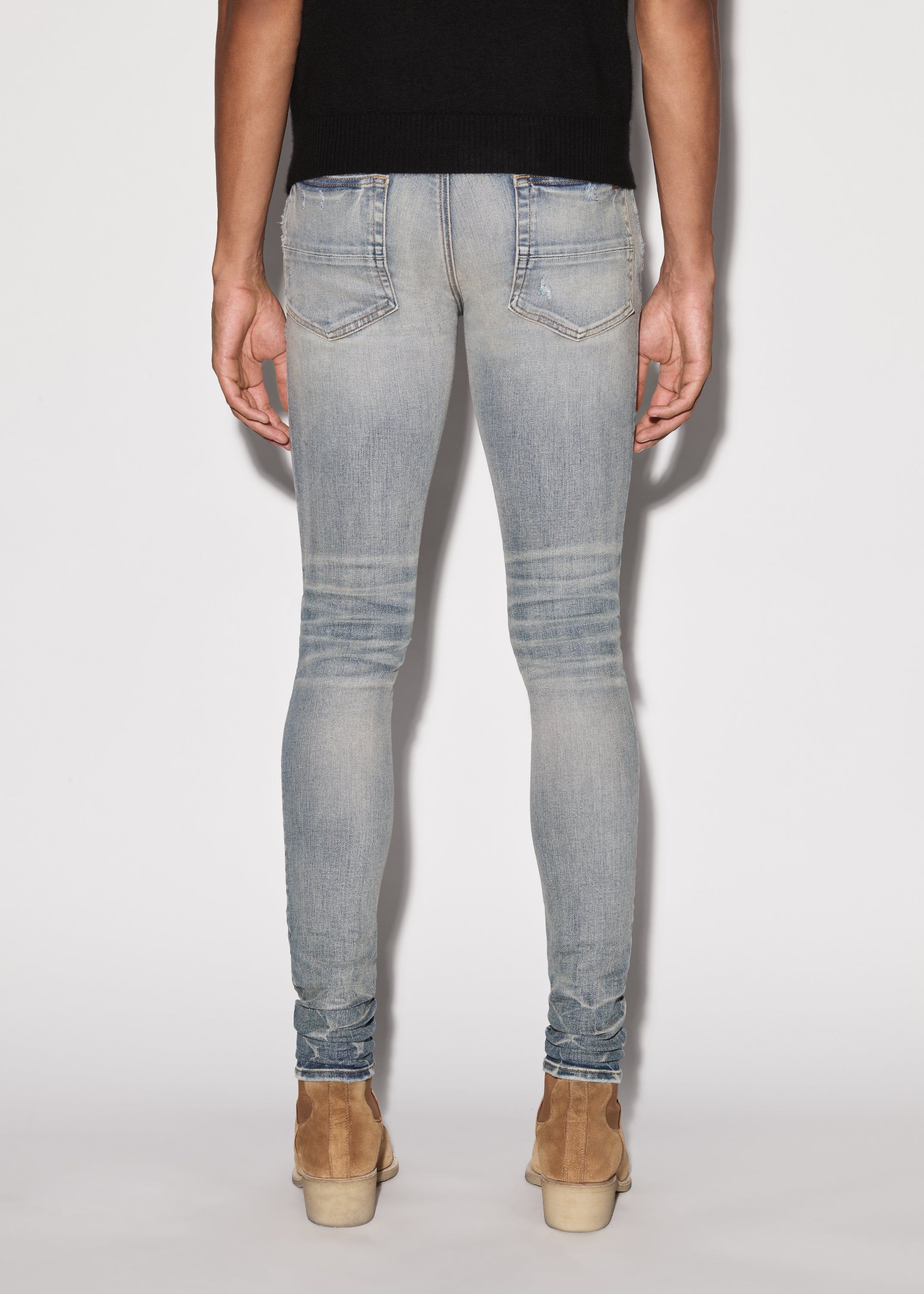 MX1 BANDANA JEAN - CLAY INDIGO sold by AMIRI product image thumbnail 4