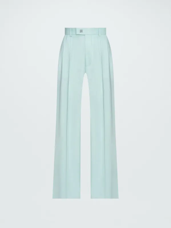 WOMEN - WIDE LEG DOUBLE PLEATED PANT - GREEN sold by AMIRI