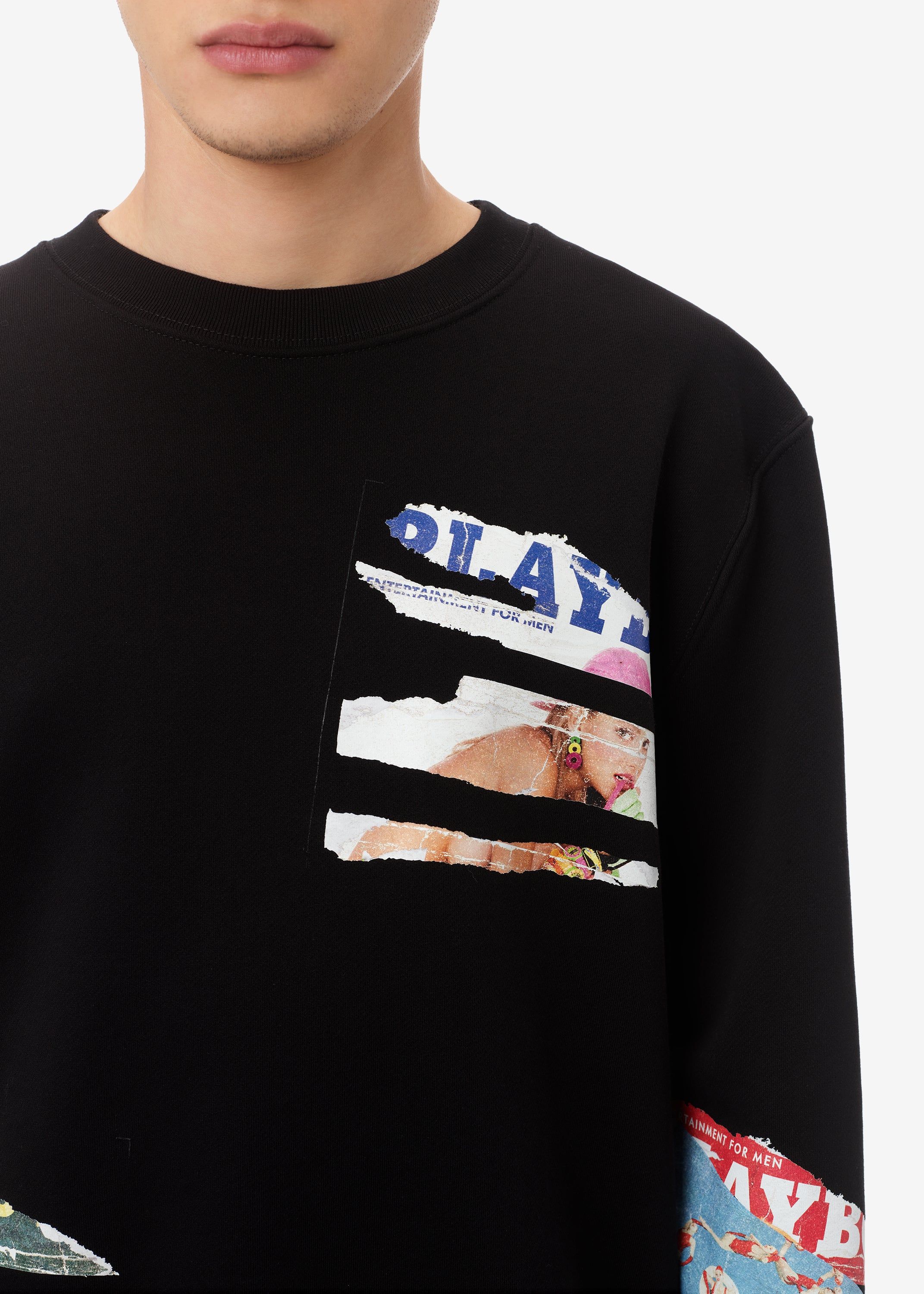 PLAYBOY MAGAZINE CREWNECK - BLACK sold by AMIRI product image thumbnail 5