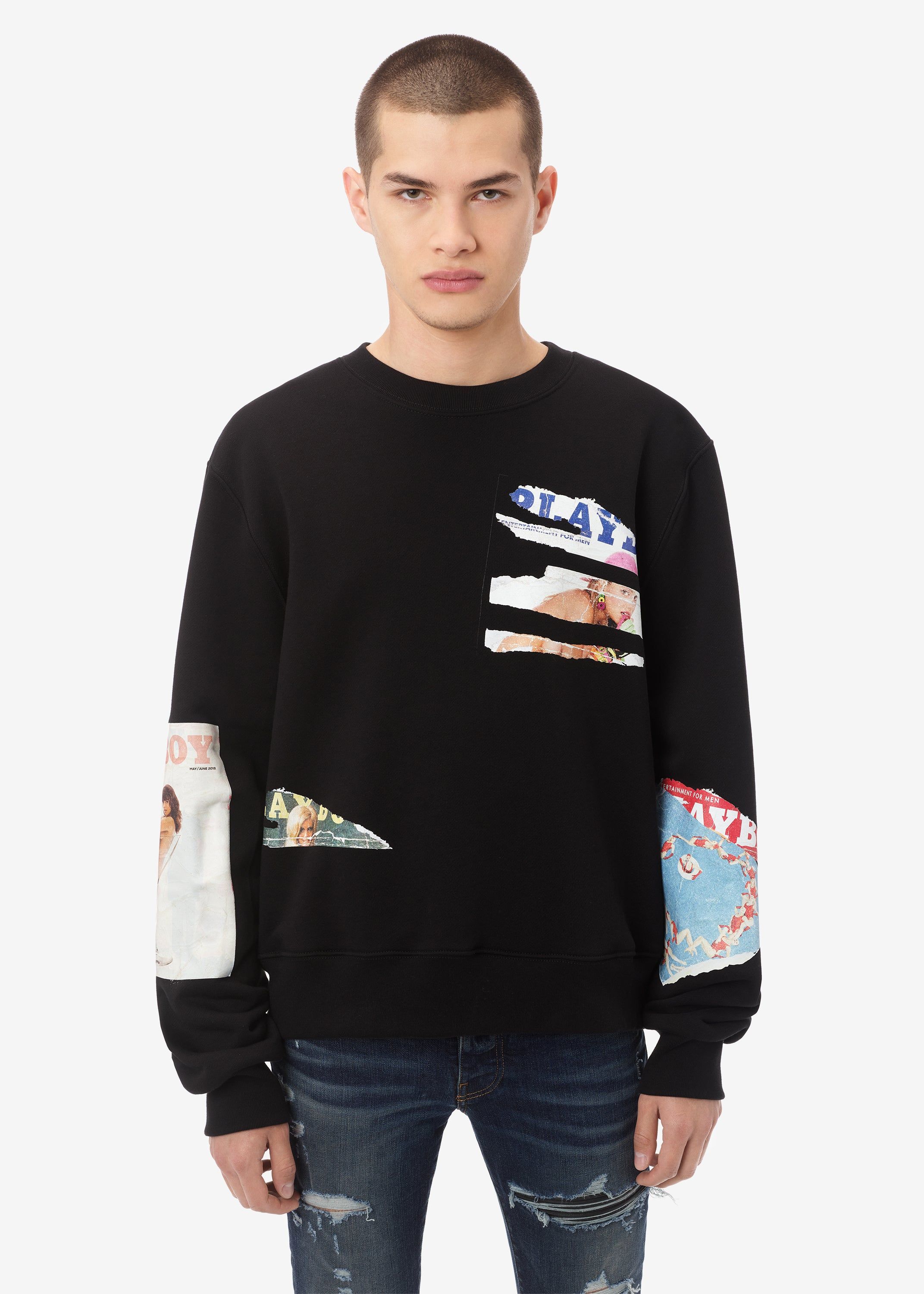 PLAYBOY MAGAZINE CREWNECK - BLACK sold by AMIRI product image thumbnail 2