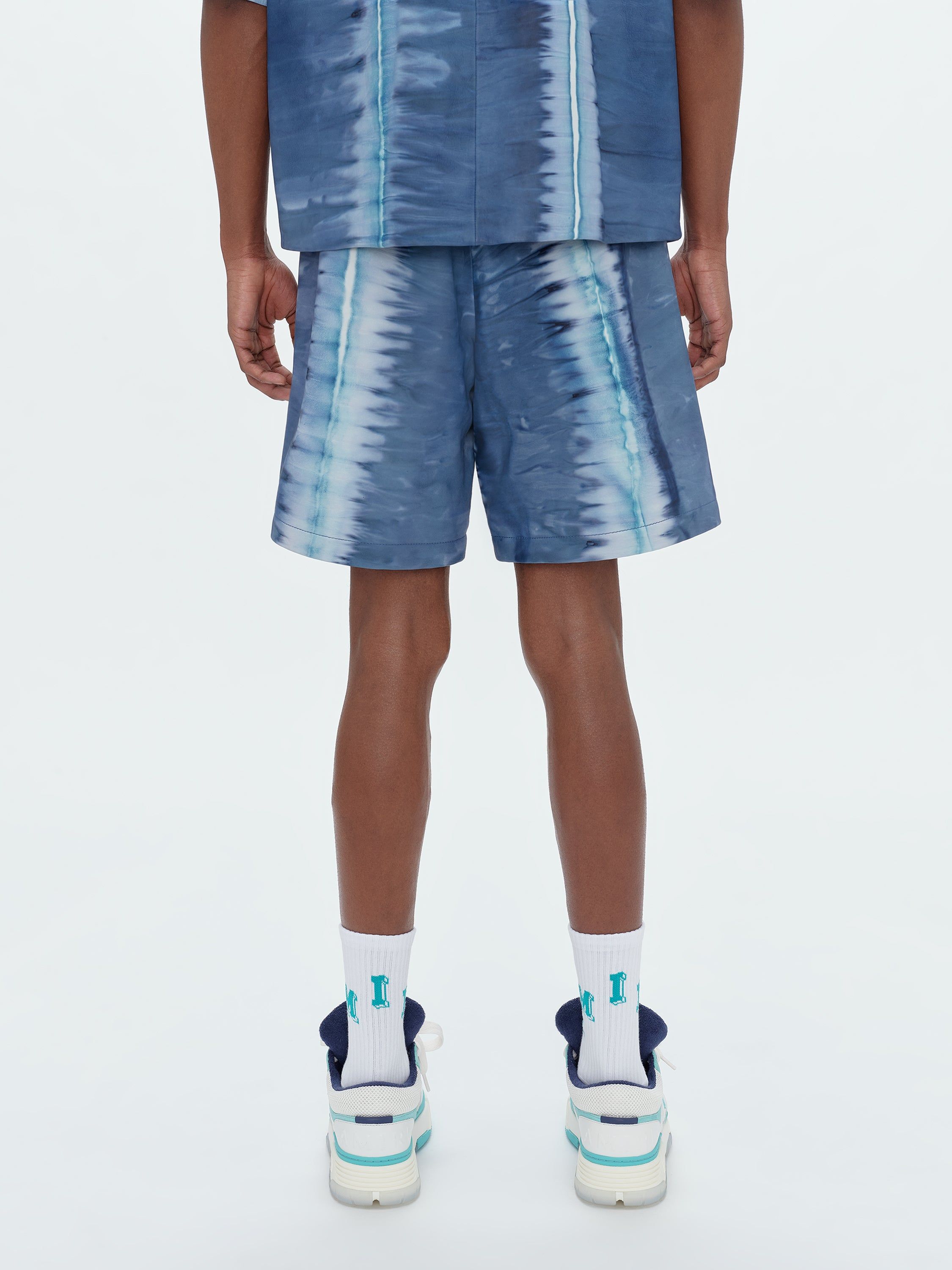 LEATHER TIE DYE SHORT - BLUE sold by AMIRI product image thumbnail 5