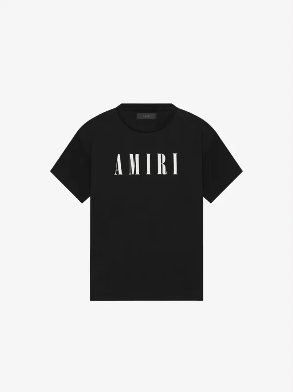 WOMEN - WOMEN'S AMIRI CORE LOGO TEE - BLACK sold by AMIRI