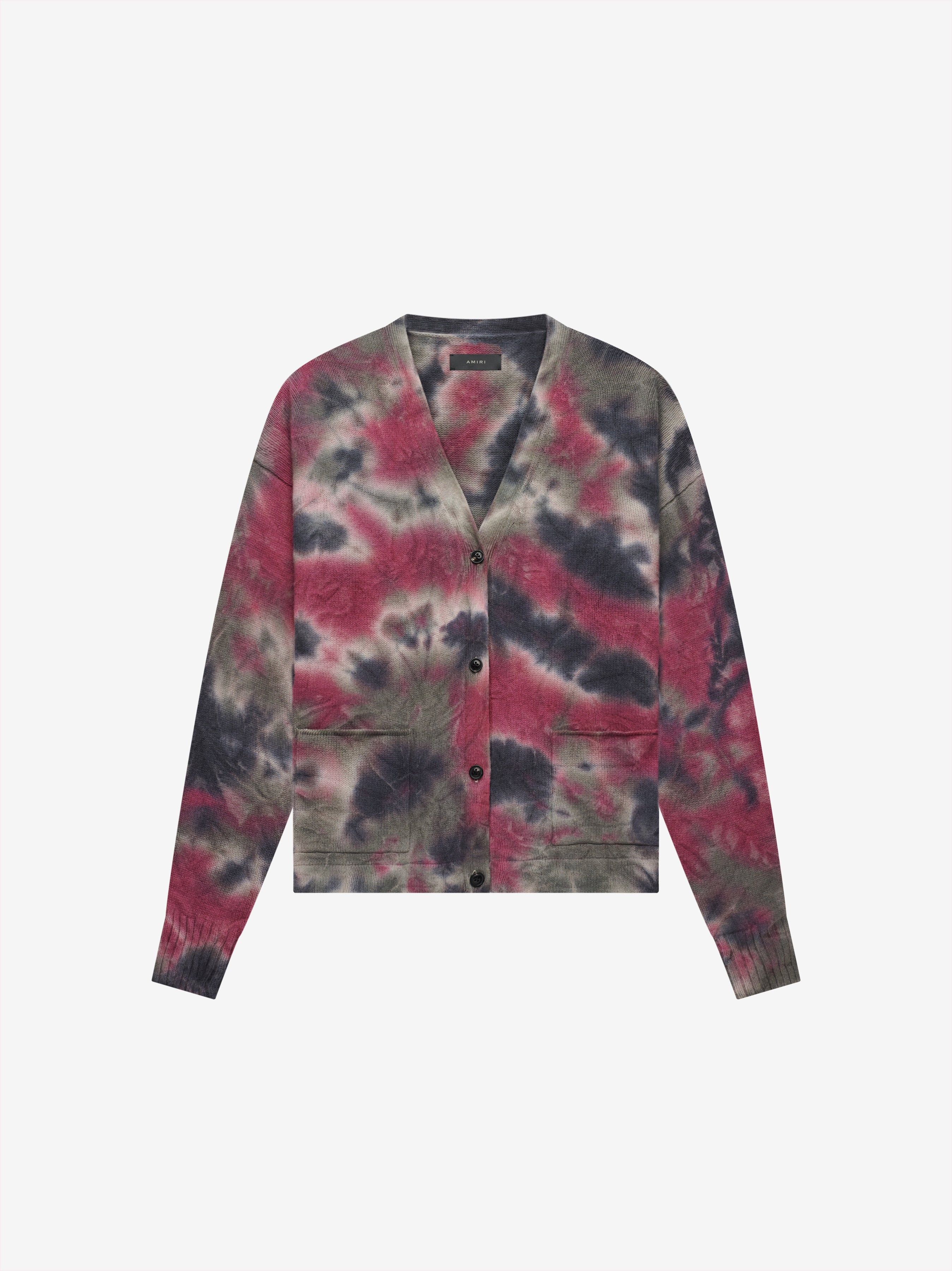 TIE DYE ECO CASHMERE CARDIGAN - MULTI sold by AMIRI