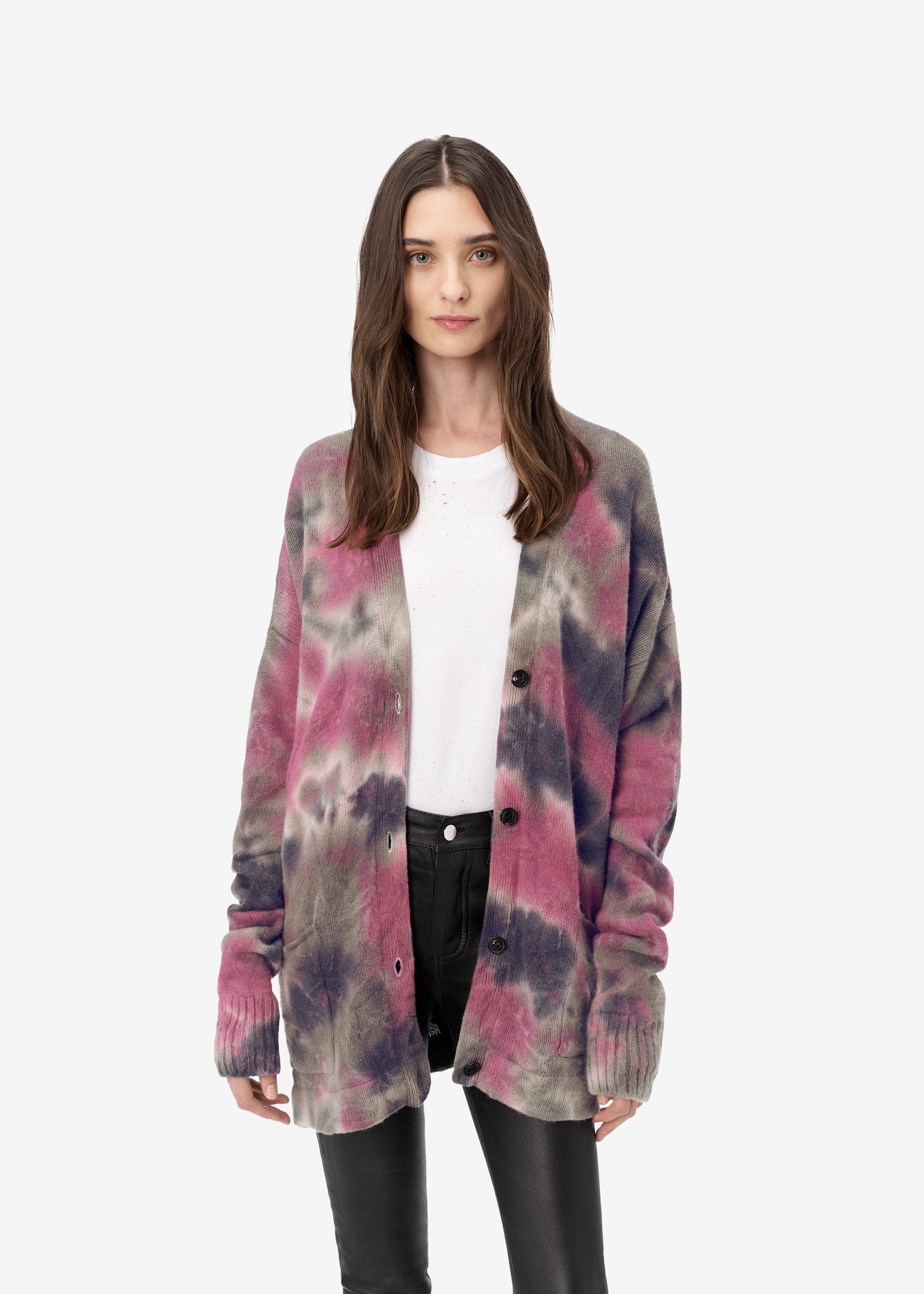 TIE DYE ECO CASHMERE CARDIGAN - MULTI sold by AMIRI product image thumbnail 2